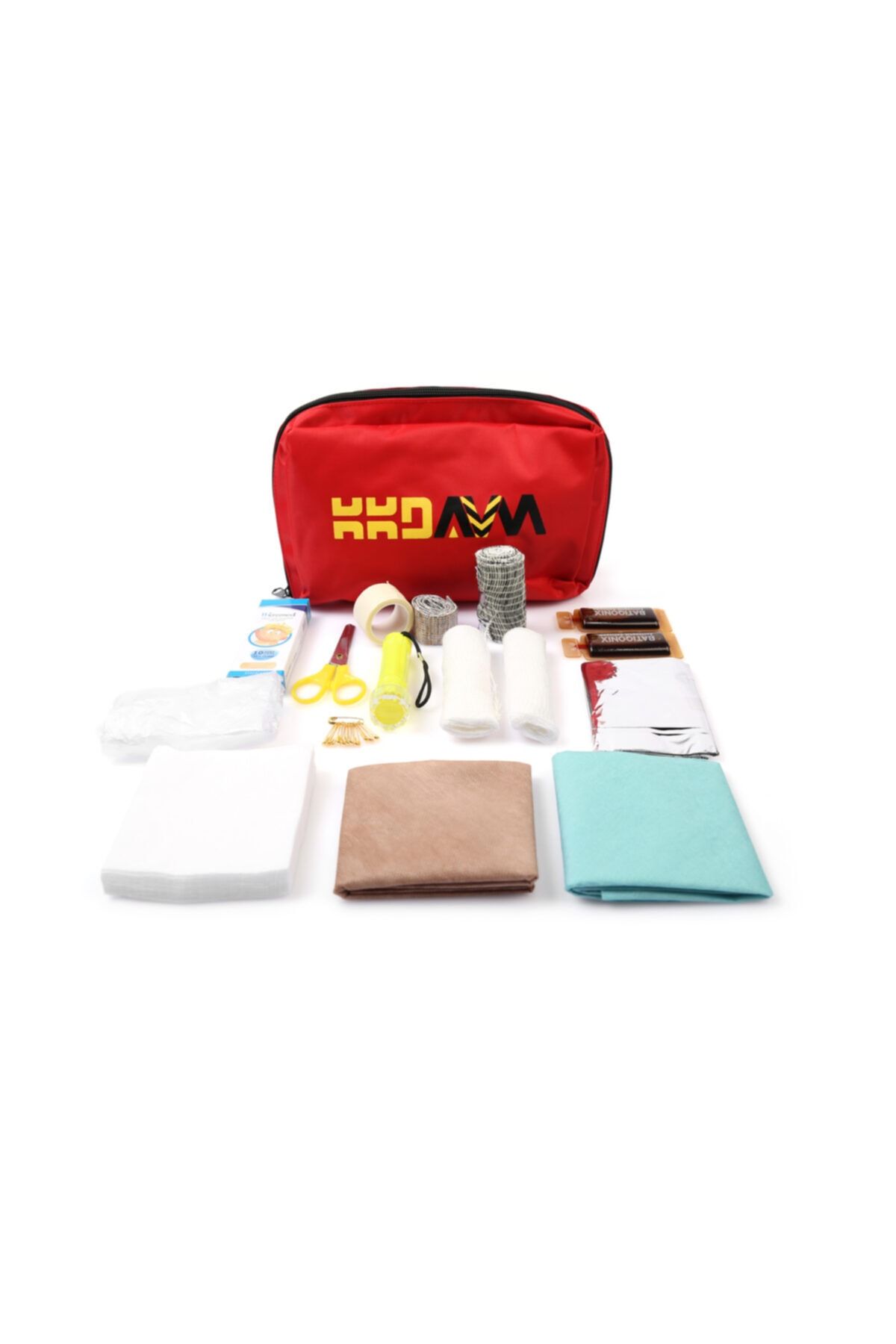 KKDAVM Medium Araç Içi Ilk Yardım Seti Ve Çantası Acil Durum Müdahale