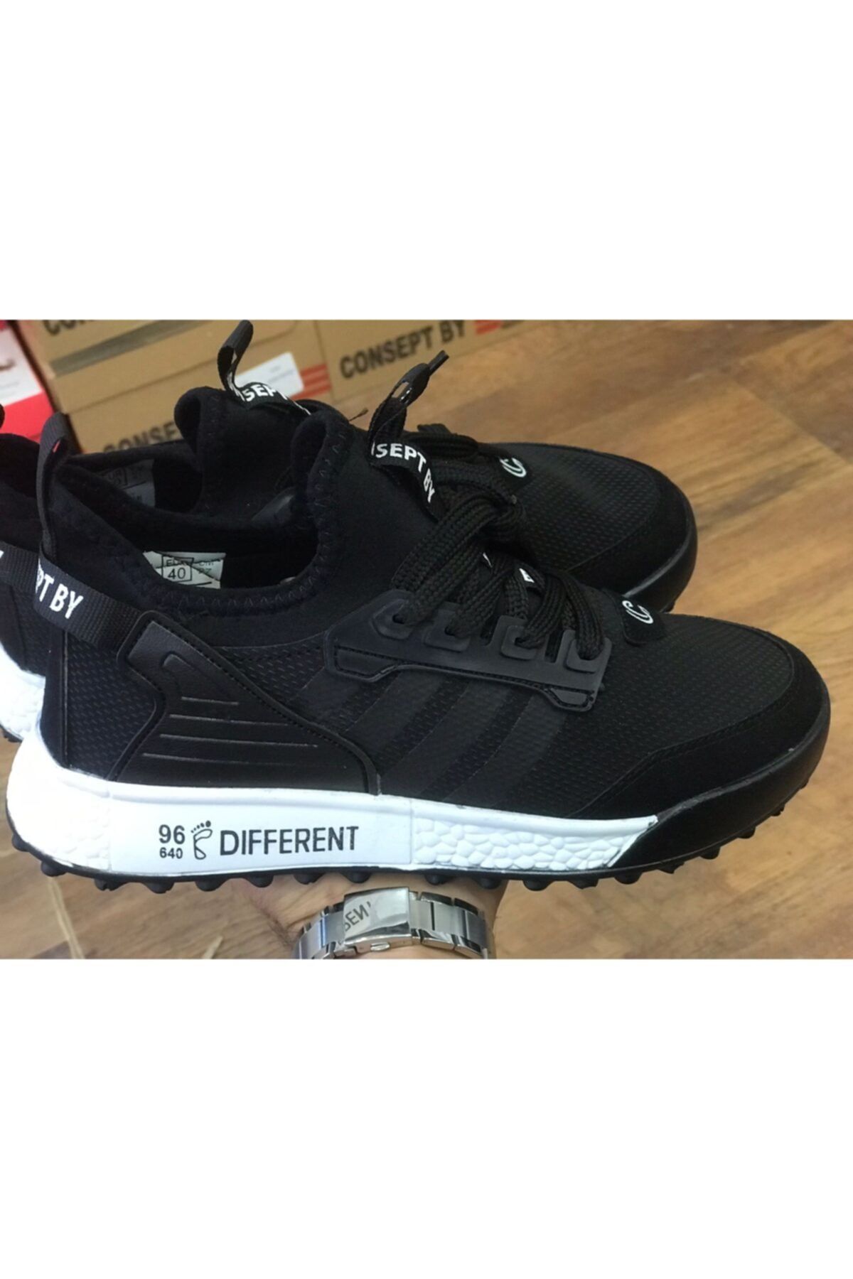 Tarzz Ayakkabılar Different Unisex Spor Ayakkabı - Siyah