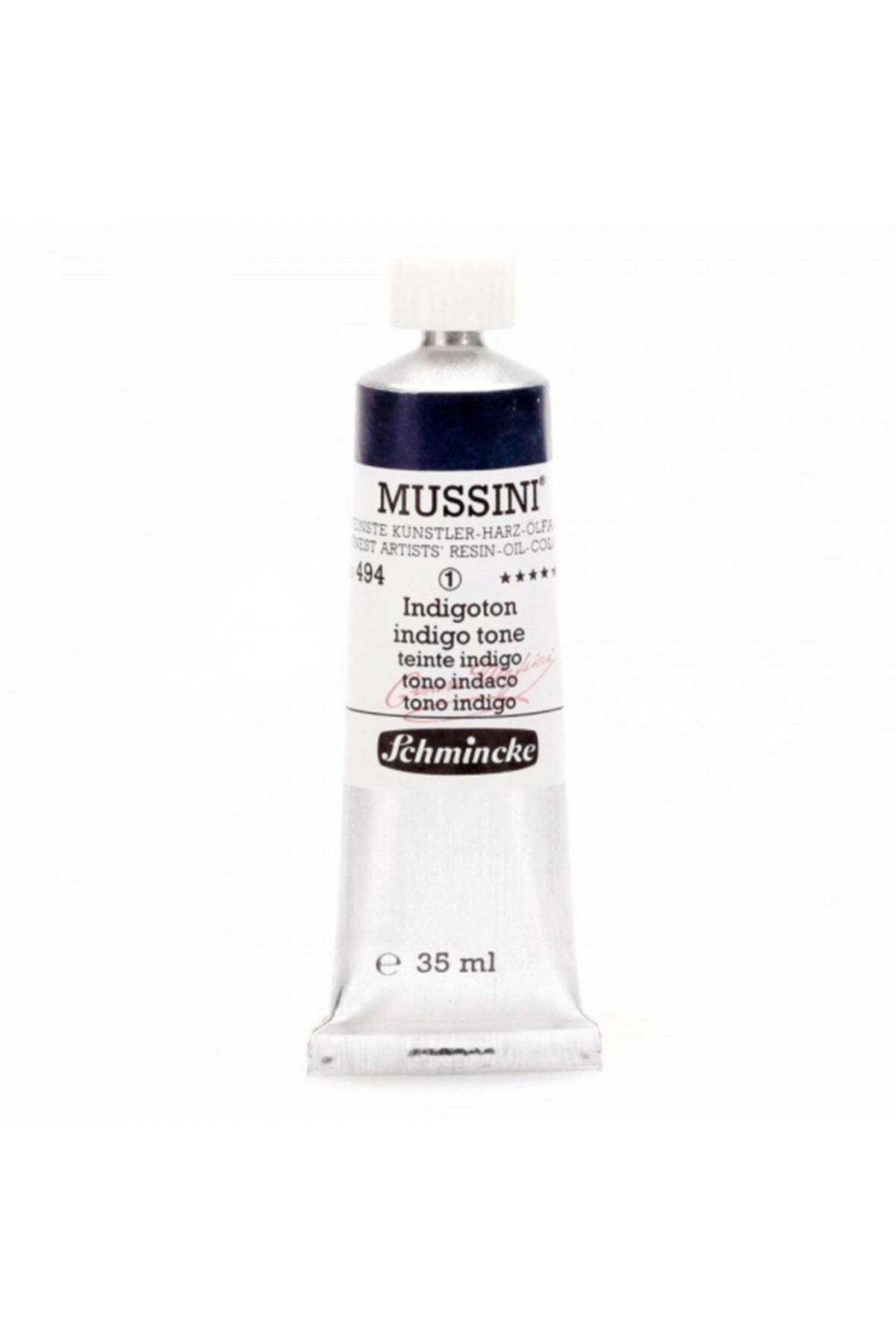 Schmincke Mussini Yağlı Boya 35ml - Indigo Tone 494 S.1