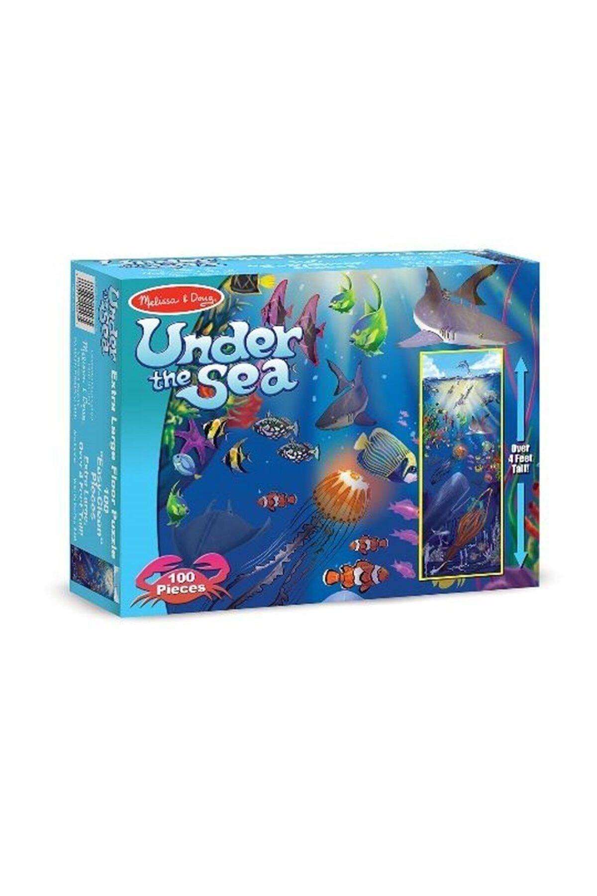 Melissa & Doug Deniz Altı Temalı Dev Yer Yapbozu (100 Parça)