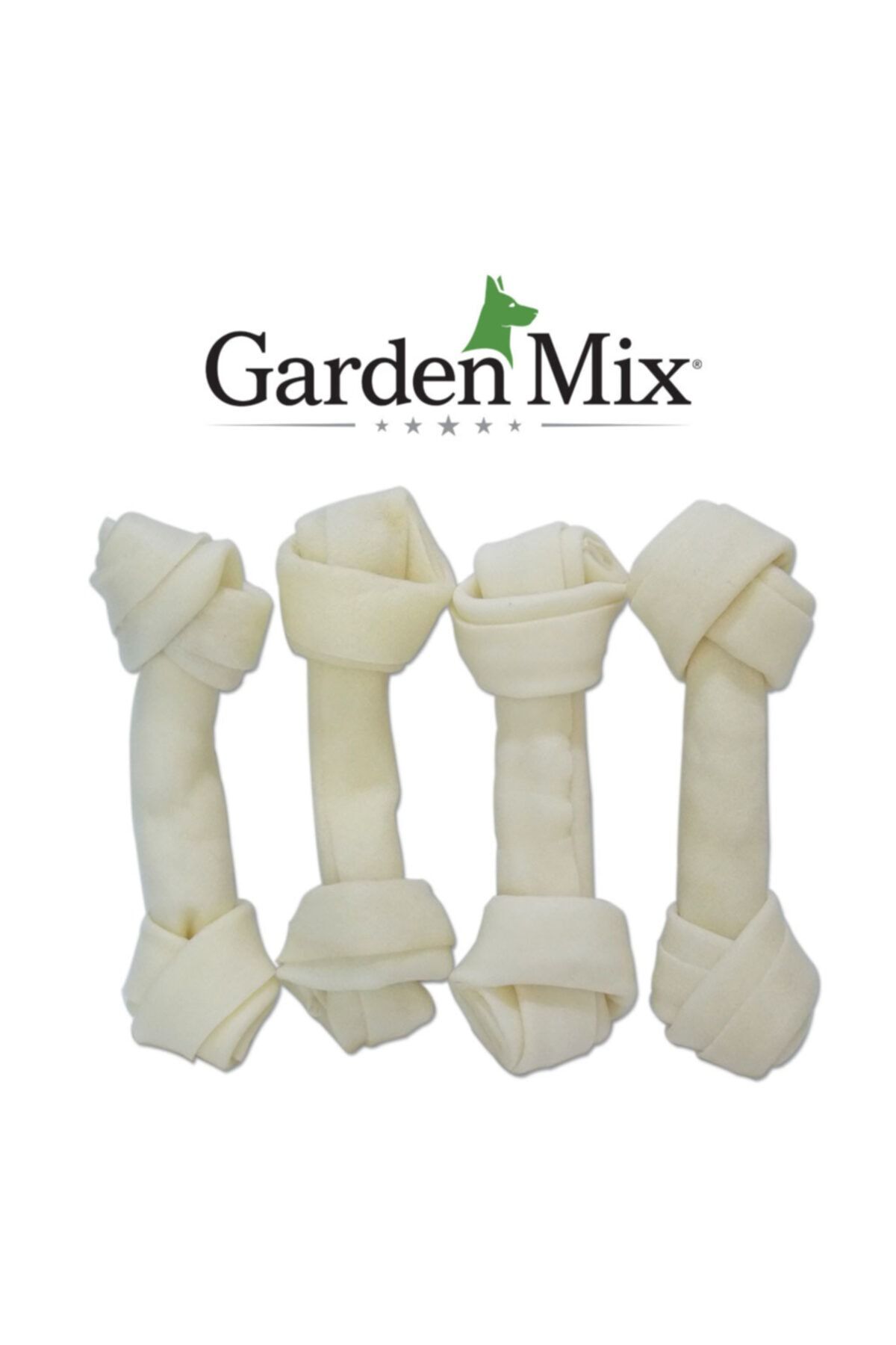 thepassioniz Gardenmıx Beyaz Düğümlü Derı Kemık 5-5,5” – 4'lü
