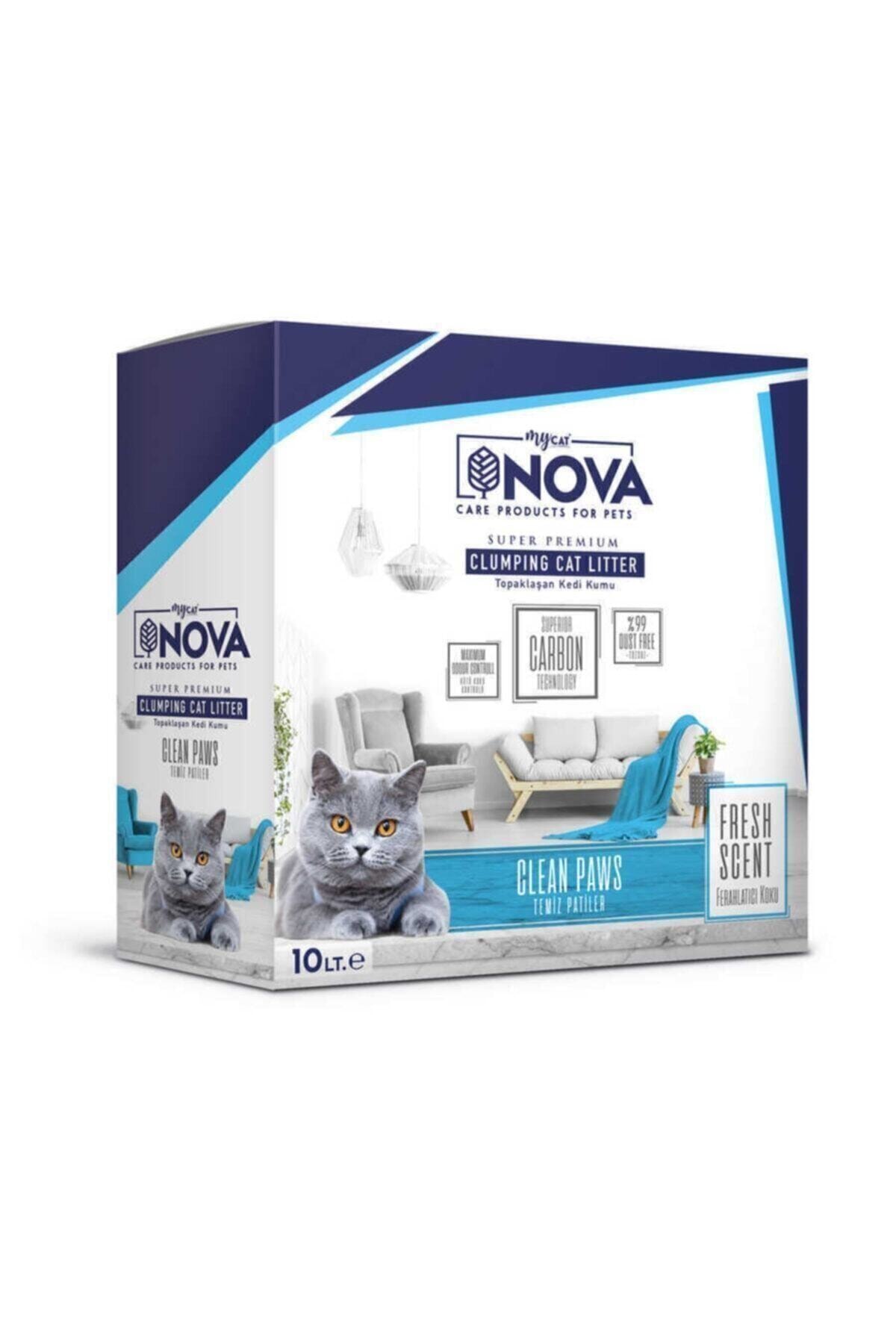 My Cat Mycat Nova Ferahlatıcı Koku Premium Kedi Kumu 10lt