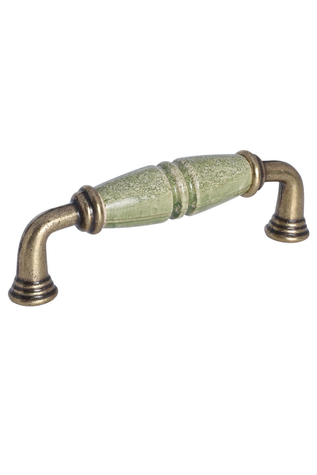 Porcellana Perla Porselen Kulp Dolap Çekmece Mobilya Mutfak Çocuk Kulbu Inci 96 Yeşil