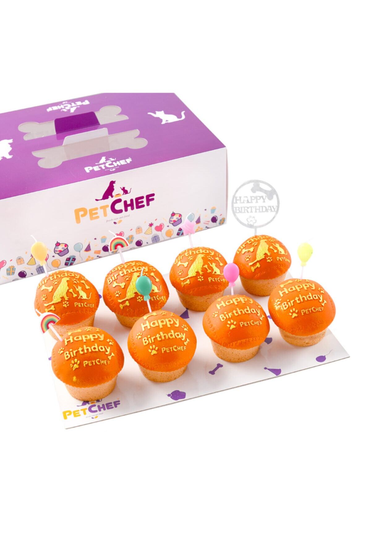 Petchef Kedi&köpek Doğum Günü Cupcake 8 Adet Model:dark