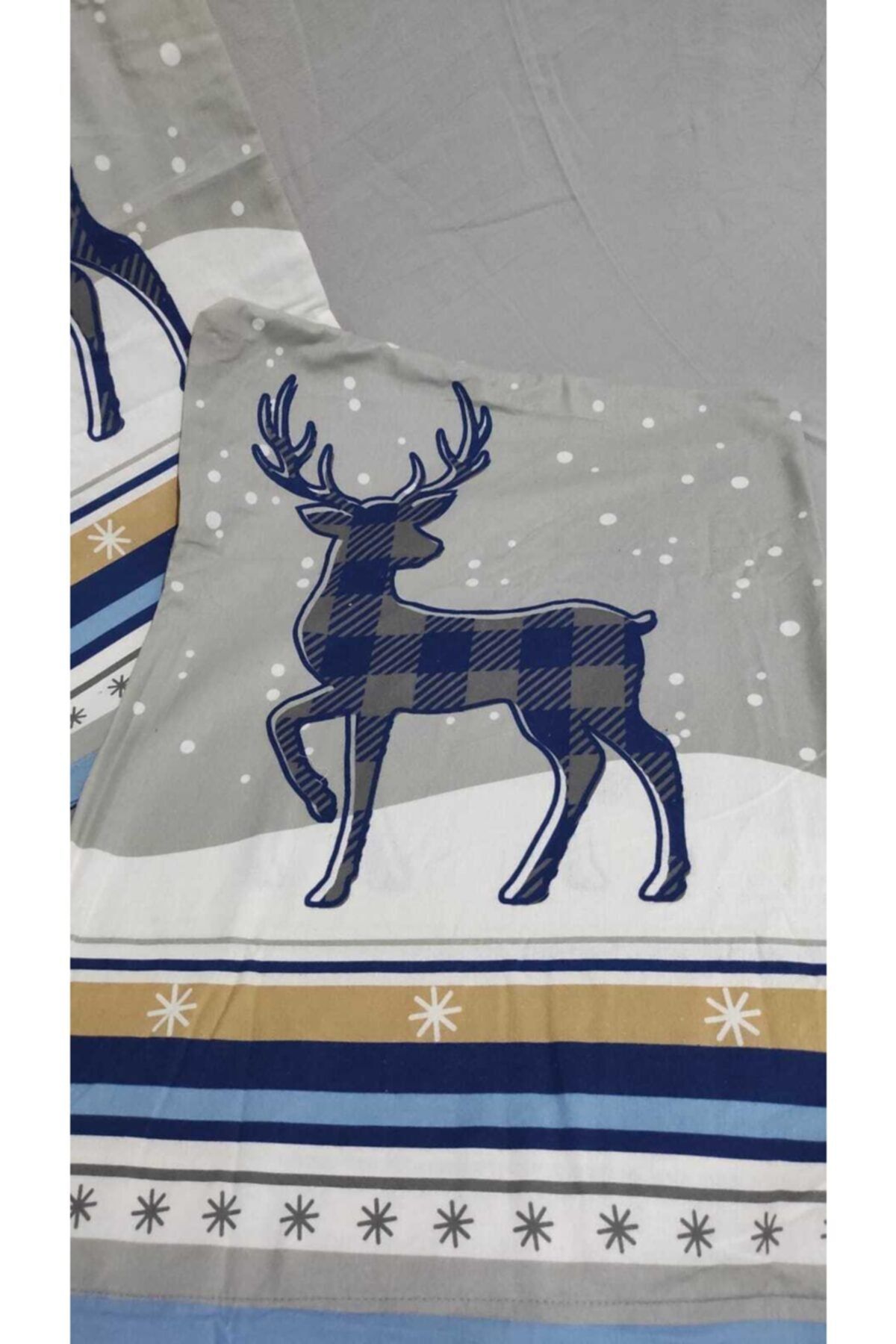 Aslan Home %100 Pamuk Pazen (flanel) 2 Adet Yastık Kılıfı Fermuarlı