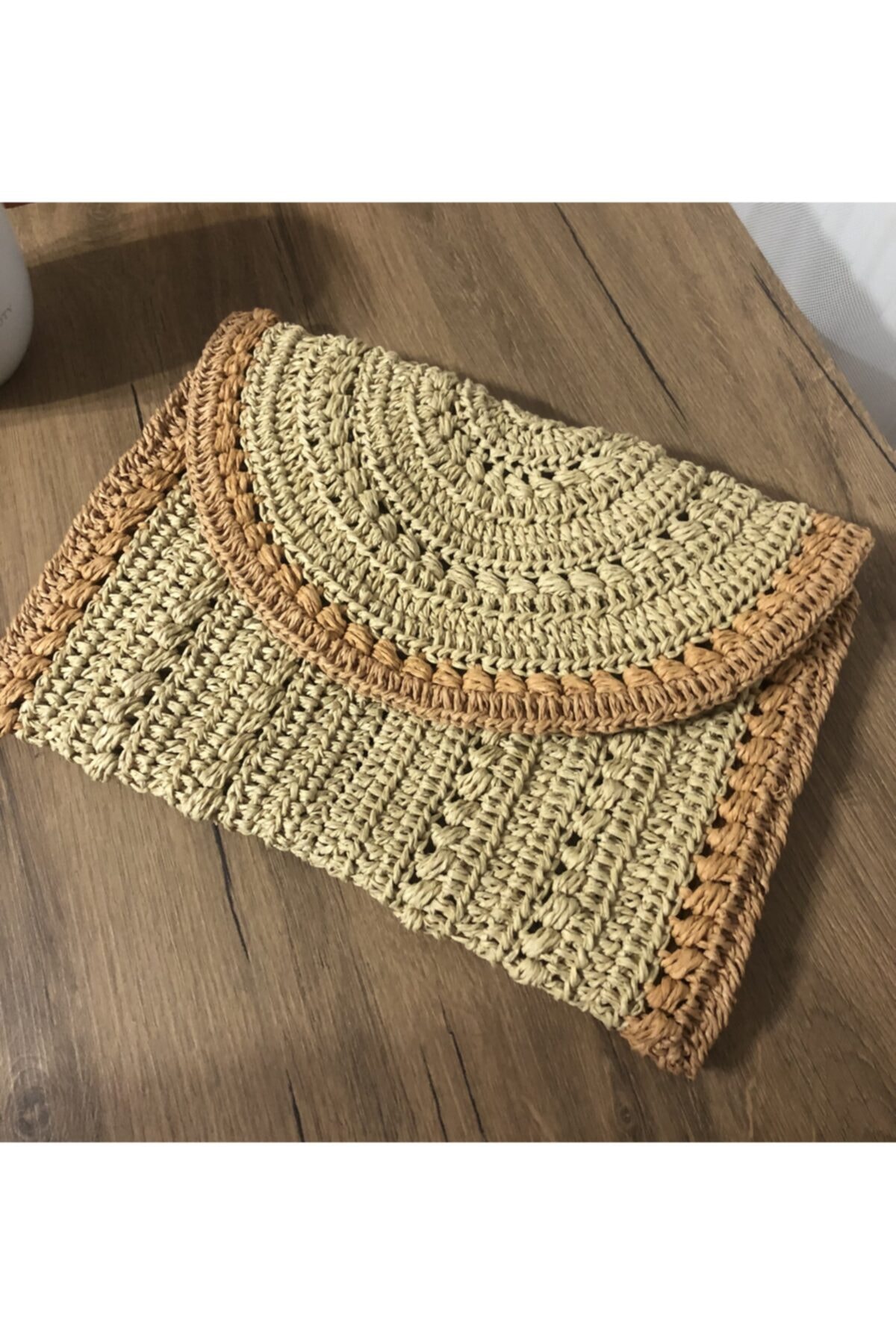 Tuubag Kadın El Örgüsü Clutch Çanta