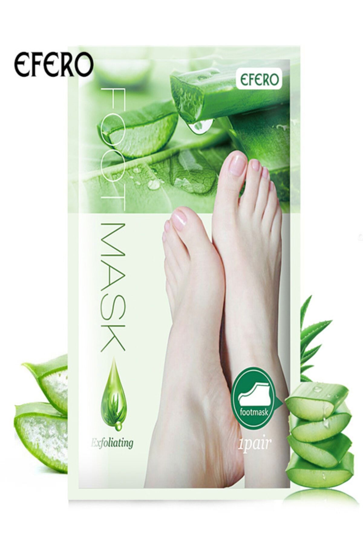 eglips Aleovera Efero Ayak Soyucu Çorap Ölü Derileri Soyan Ayak Çorabı Peeling Maskesi