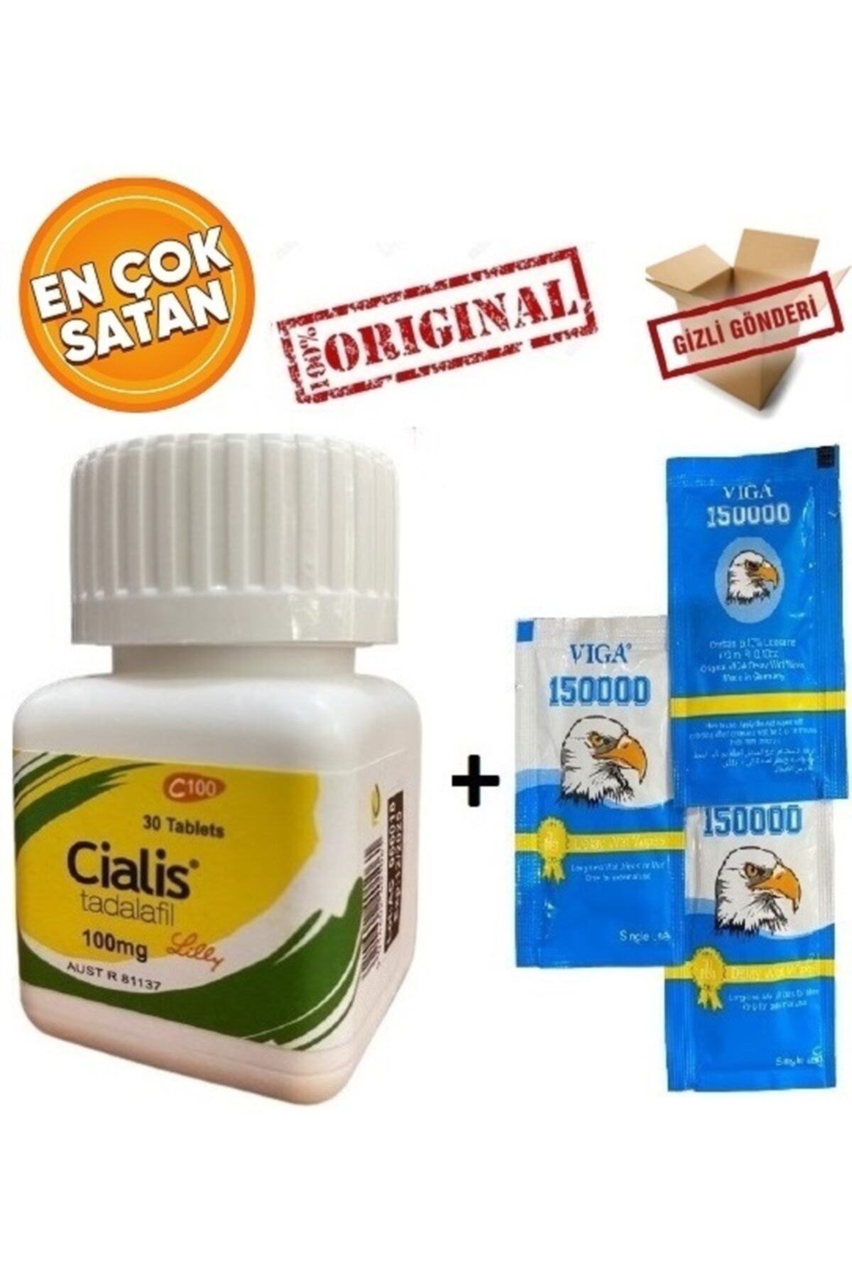 Herşeyi Kolay Cialisorj 100mg 30'lu Ve 3 Adet Gecktirci Mendil Viagraorj Novagraorj Azdıriçi Viegraorj