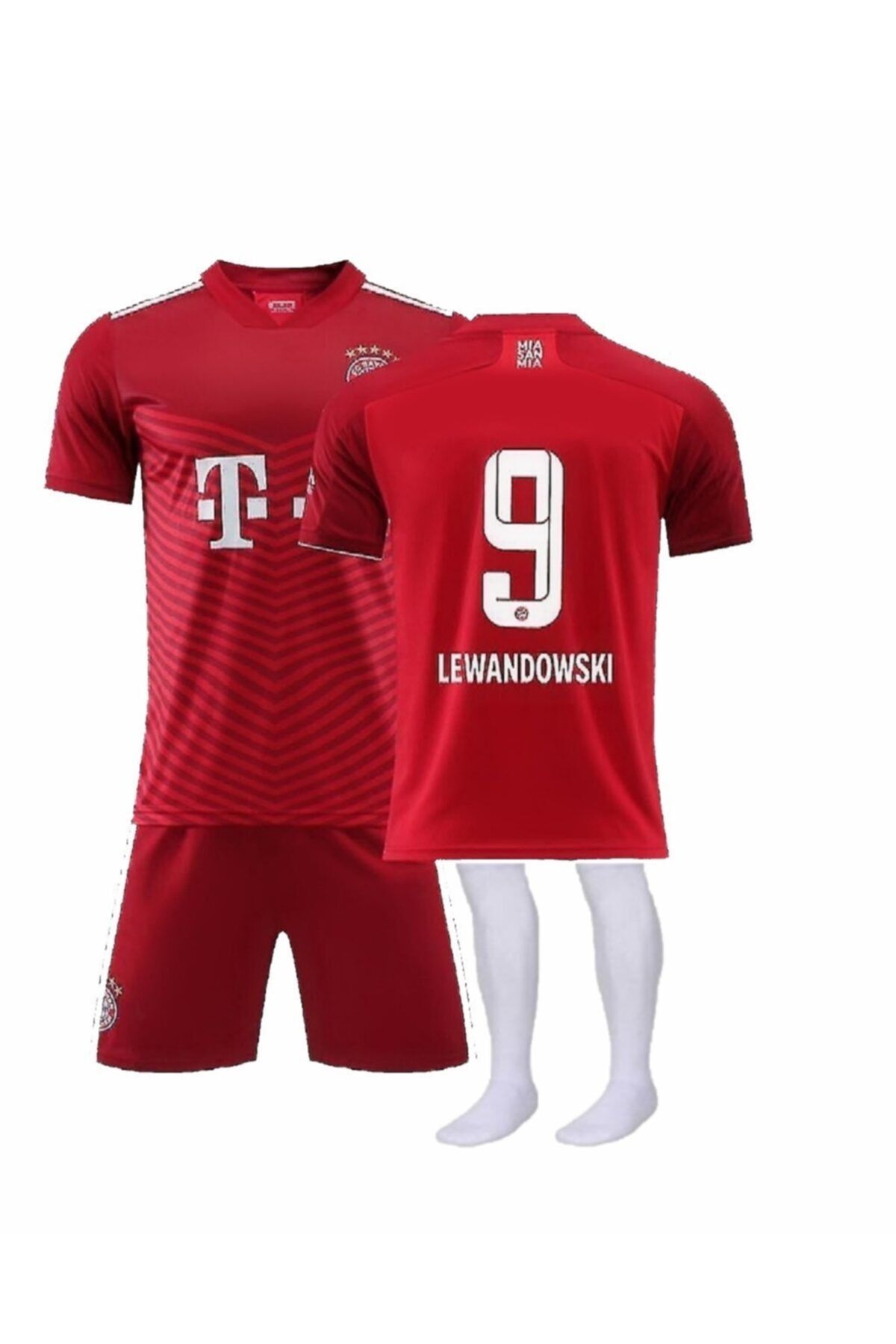 HNsport Çocuk Forma+şort+çorap Lewandowski Bayern Münih 2021-22