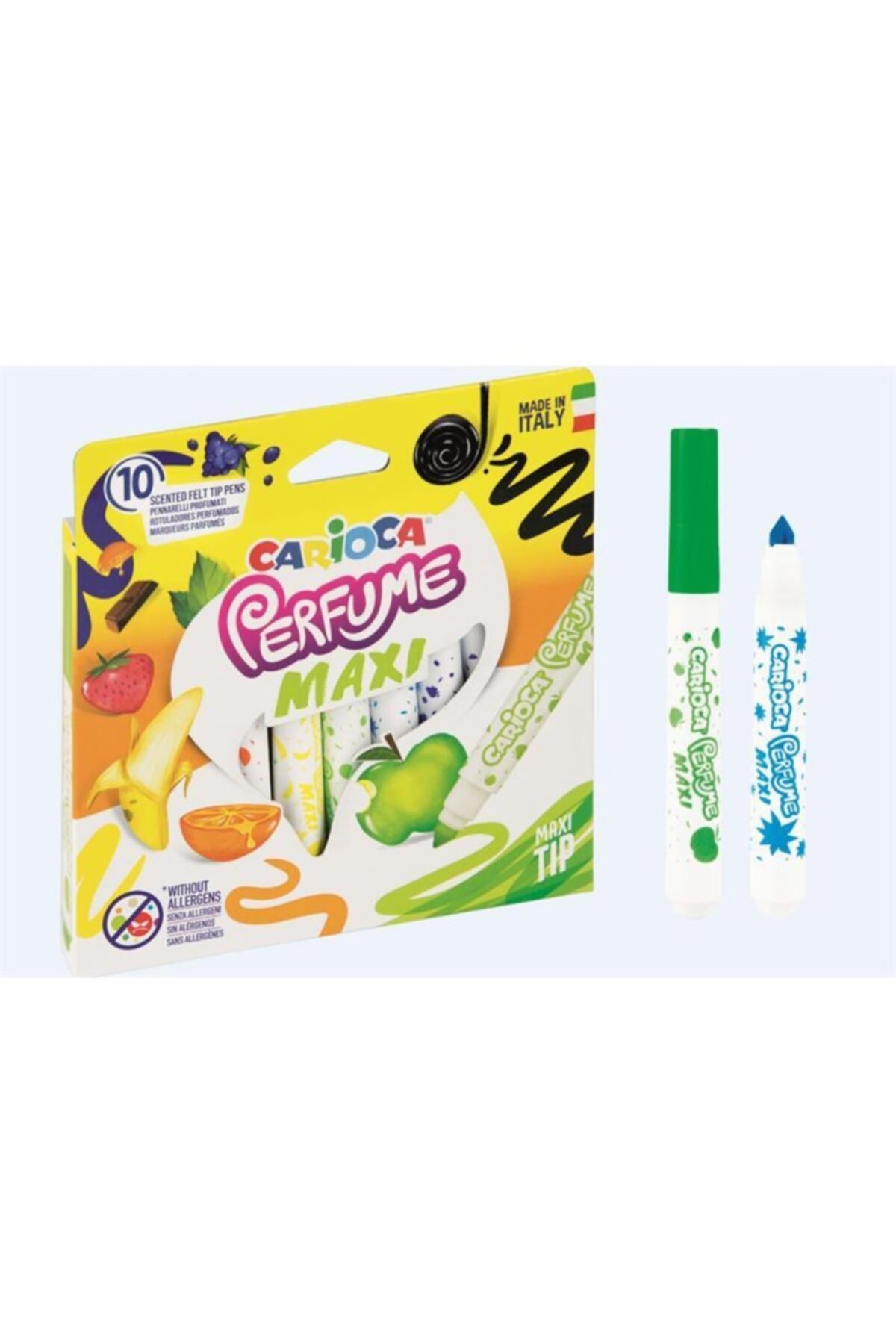 CARIOCA 10 Renk Kokulu Jumbo Keçeli Kalem 42989