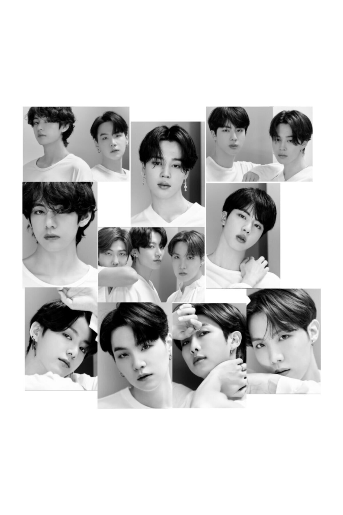 Ororabutik Bts Duvar Kağıdı Poster Seti-14-10lu