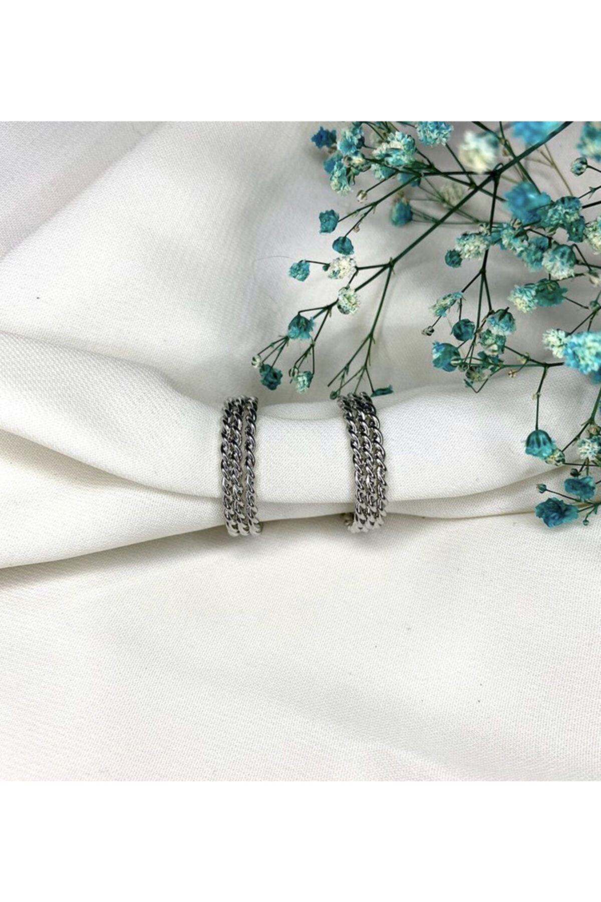 Venüs Accessory Burgulu Gümüş Halka Küpe