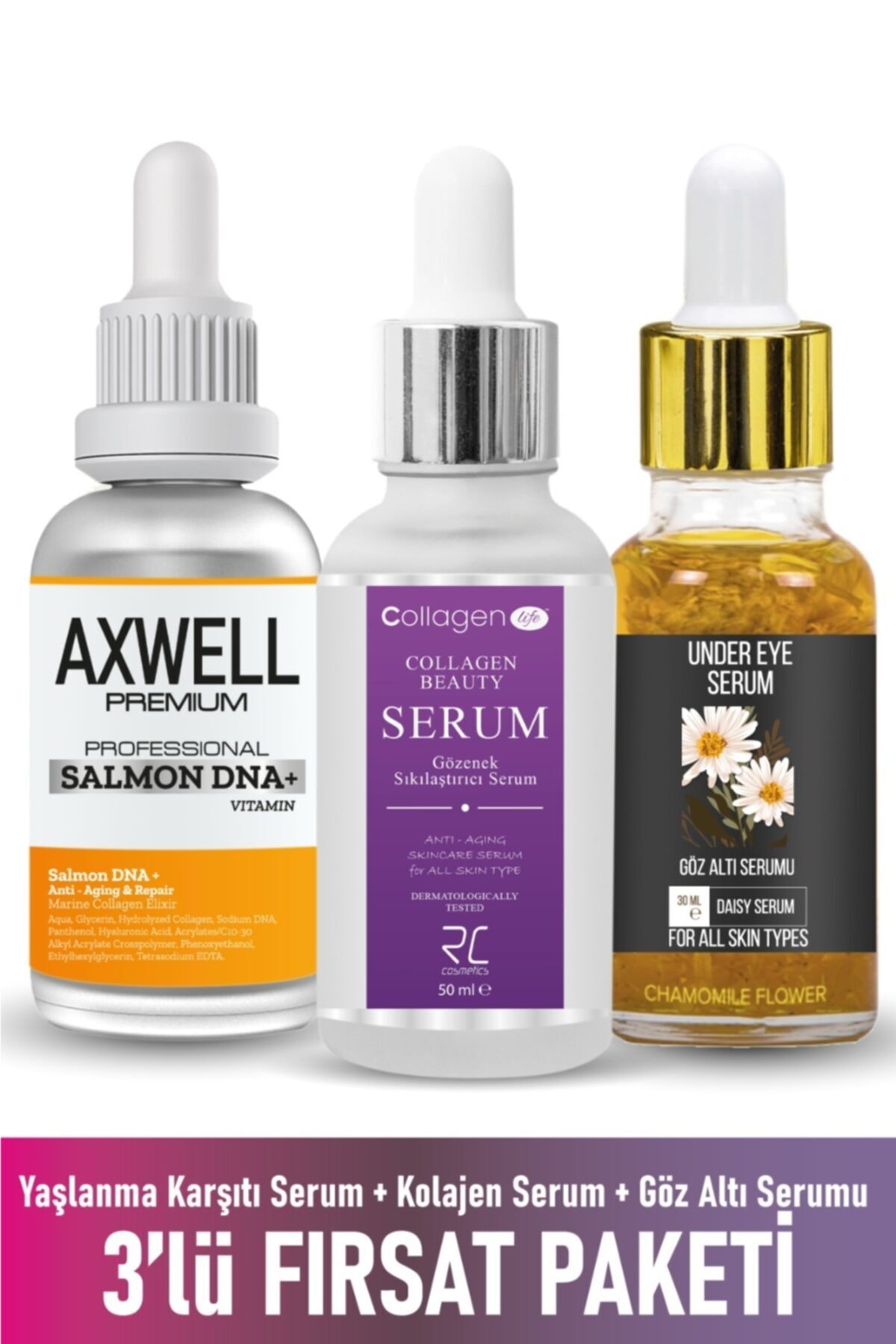 RC COSMETİCS Üçlü Serum Paketi