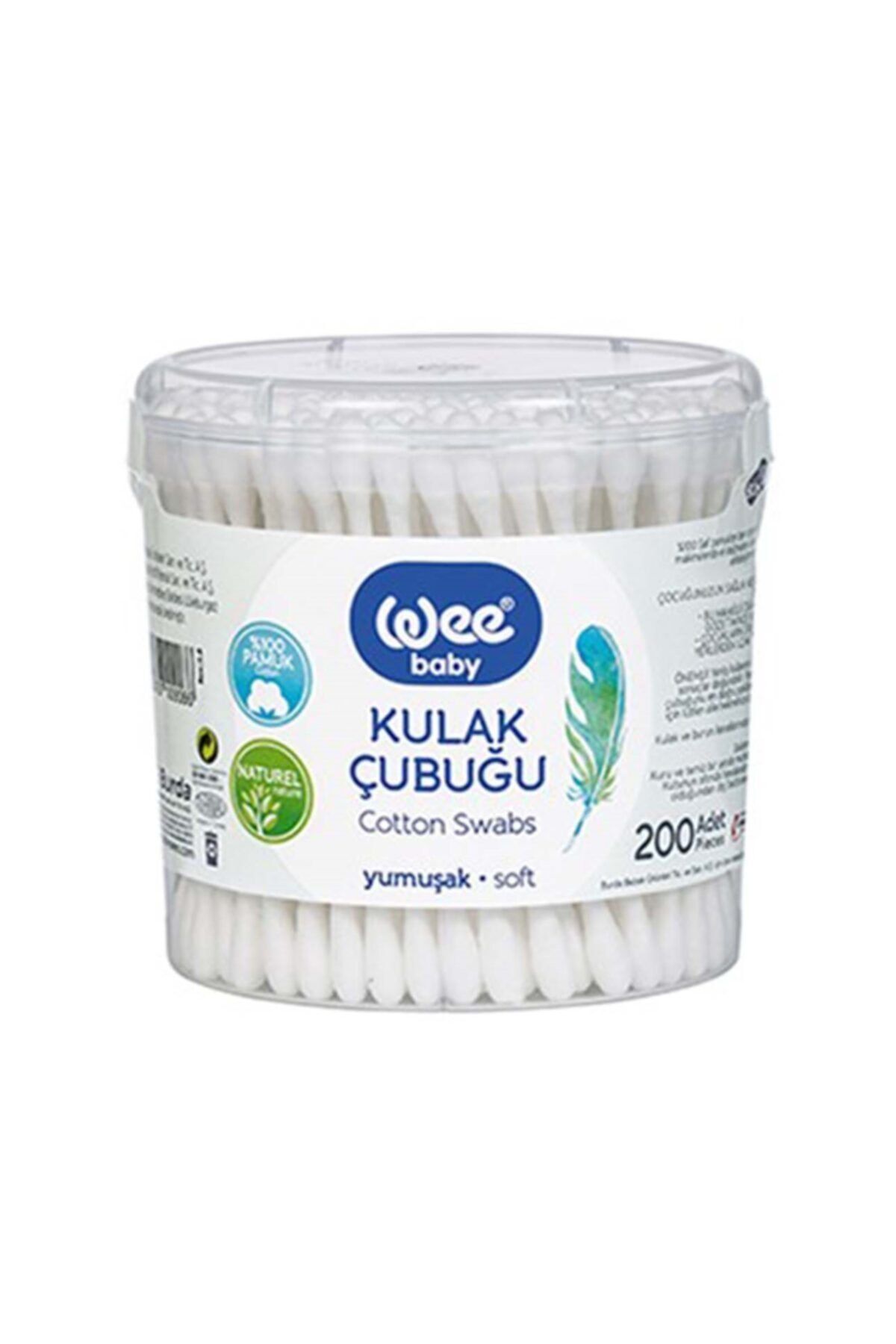AnneBebe 906 Wee Kulak Çubuğu 200 Adet Standart