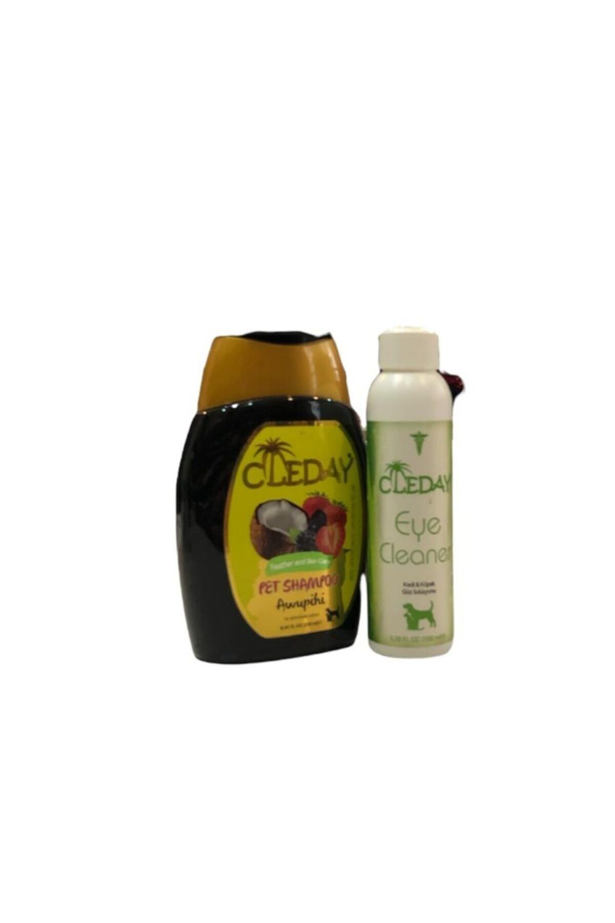 CLEDAY Kedi Köpek Şampuanı 250ml Göz Losyonu Ikili Set
