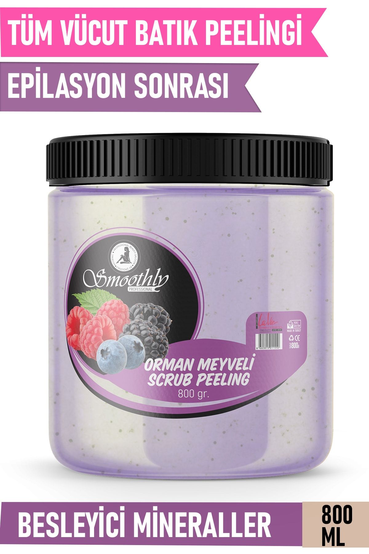 Smoothly Orman Meyveli Canlandırıcı & Yumuşatıcı El Ayak Ve Vücut Bakım Peelingi 800gr