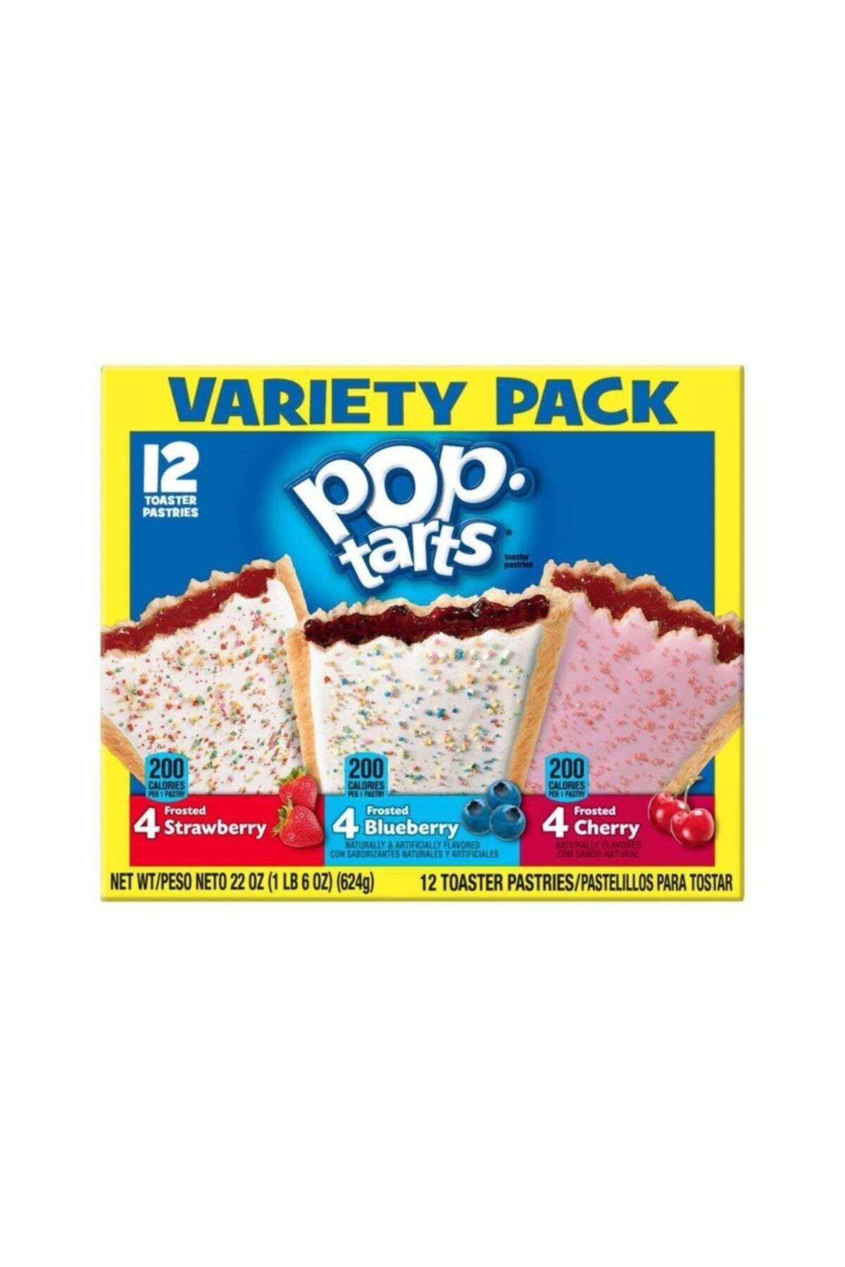 Pop Tarts Frosted Variety Pack Pastries Meyveli Pastalar 624 G