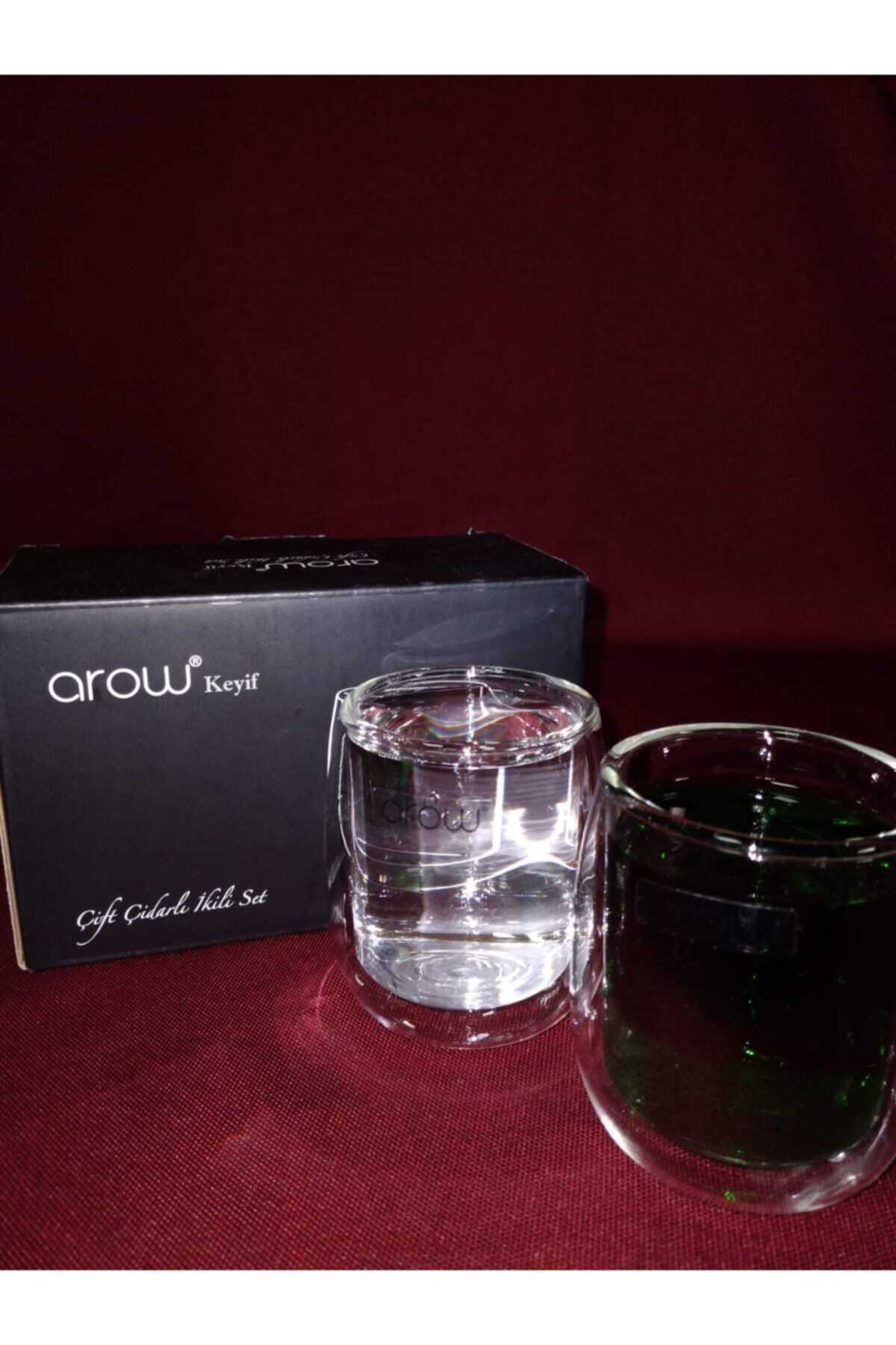 AROW Çift Cidarlı Bardak Seti 2'li 100 ml