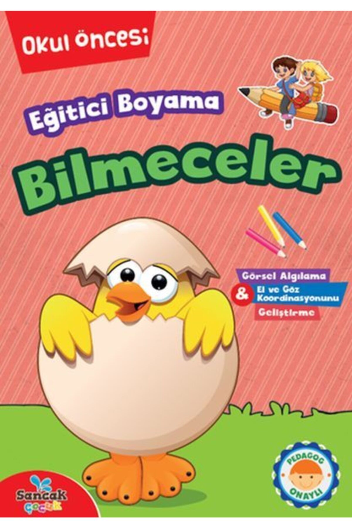 Yumurcak Yayınları Eğitici Boyama - Bilmeceler