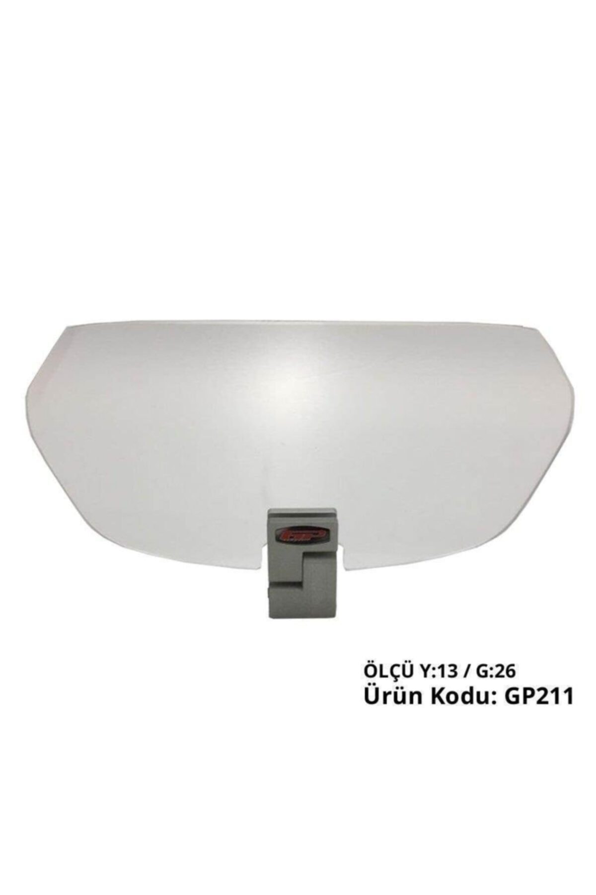 motoçarşım Gp Kompozit Gp211 Üniversal Rüzgar Saptırıcı Şeffaf