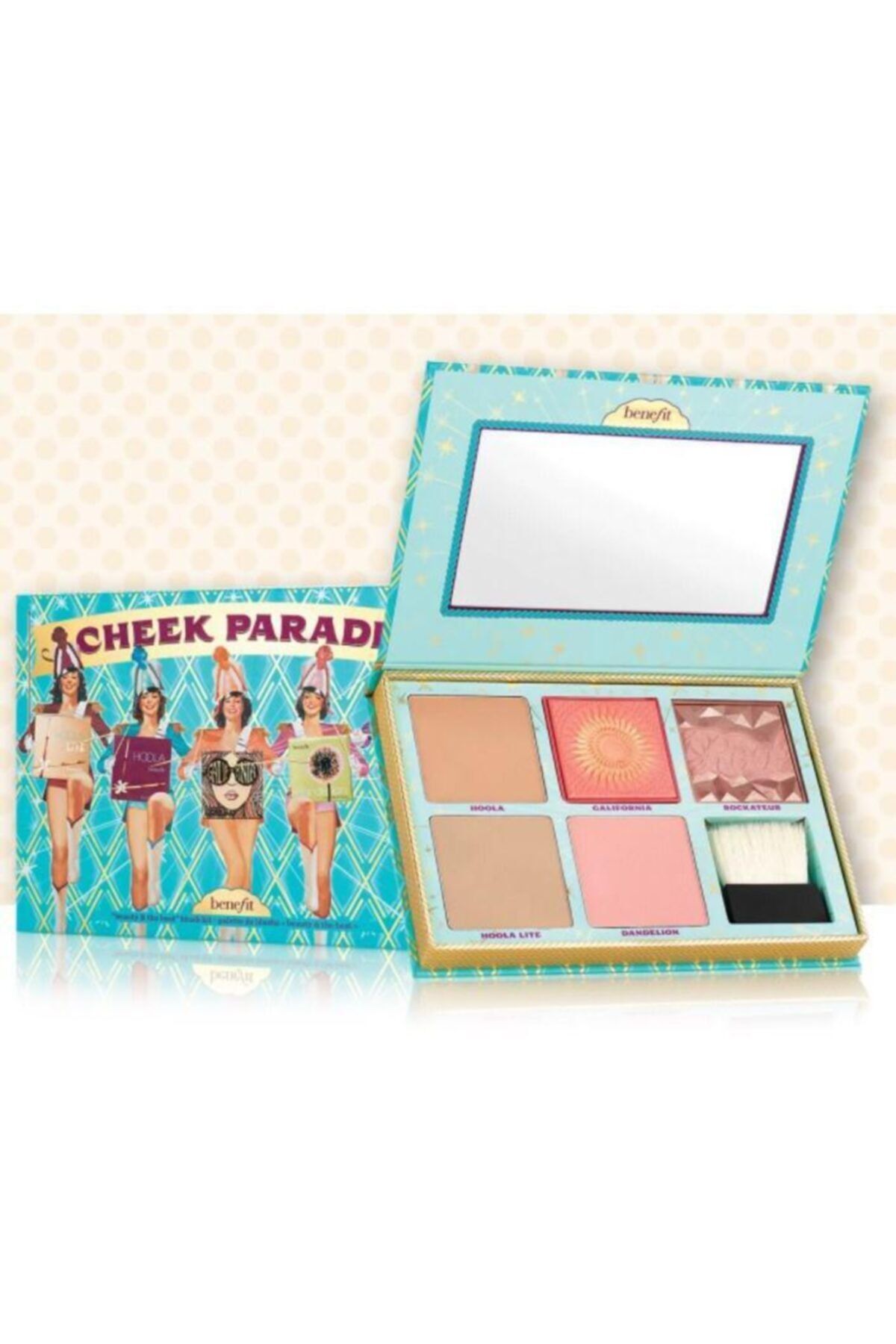 Lady Beauty Cheek Paradi Benefit Far Paleti Fırçalı Orjinal