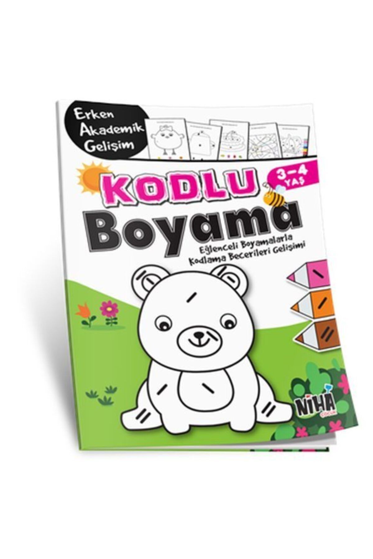 Niha Çocuk Kodlu Boyama 3-4 Yaş