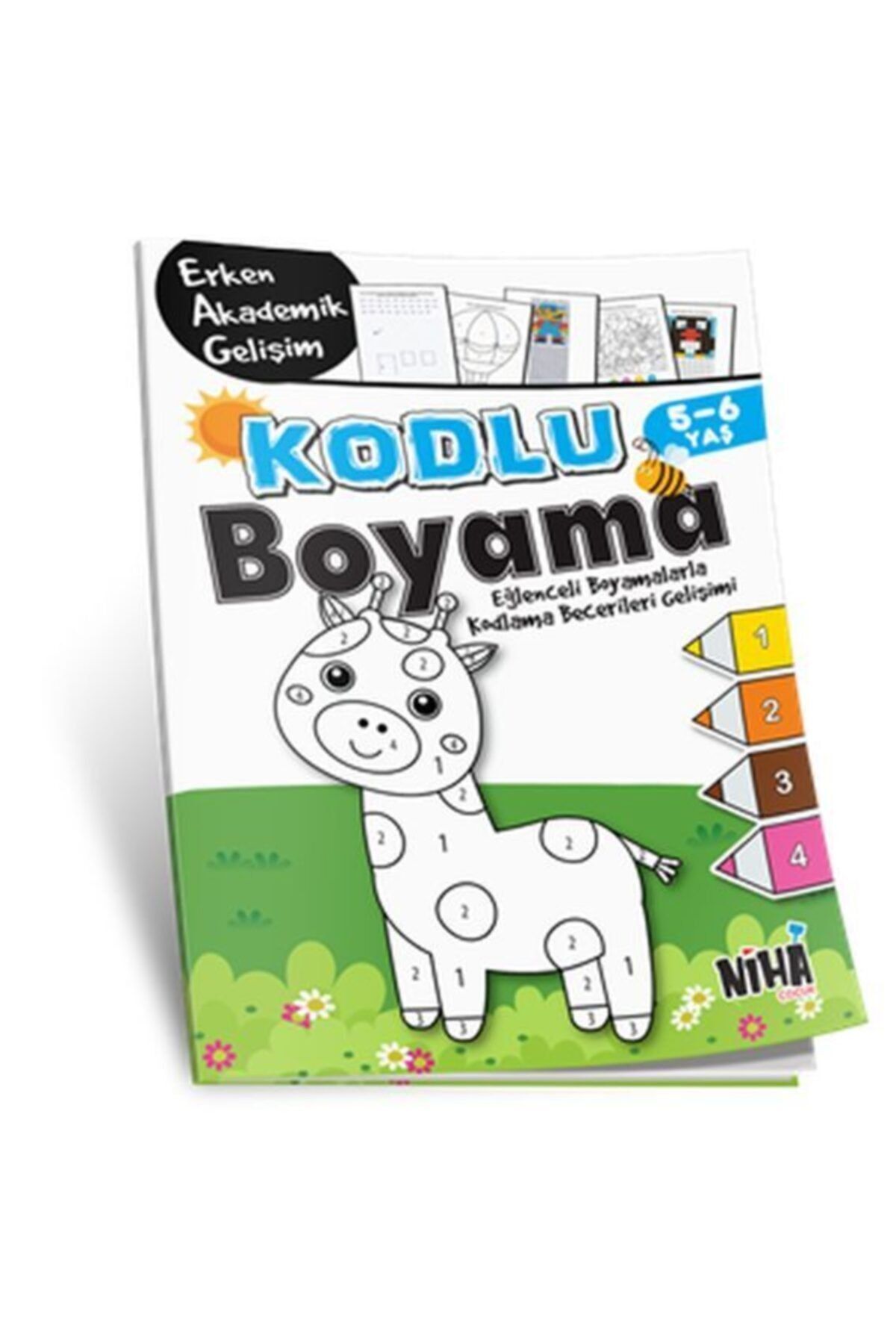 Niha Çocuk Kodlu Boyama 5-6 Yaş