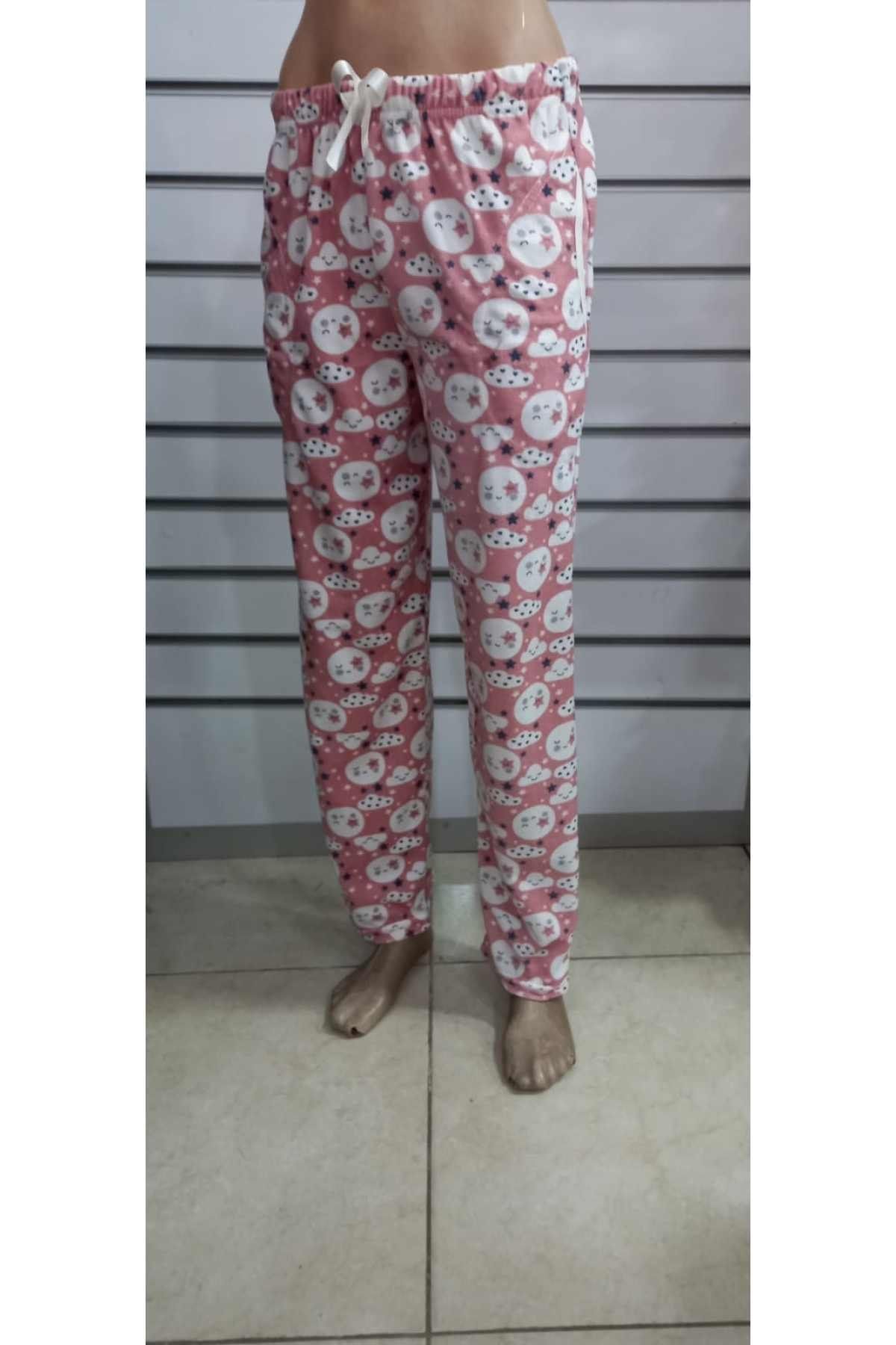 Pijamoni Cepli Kadife Pijama Alt