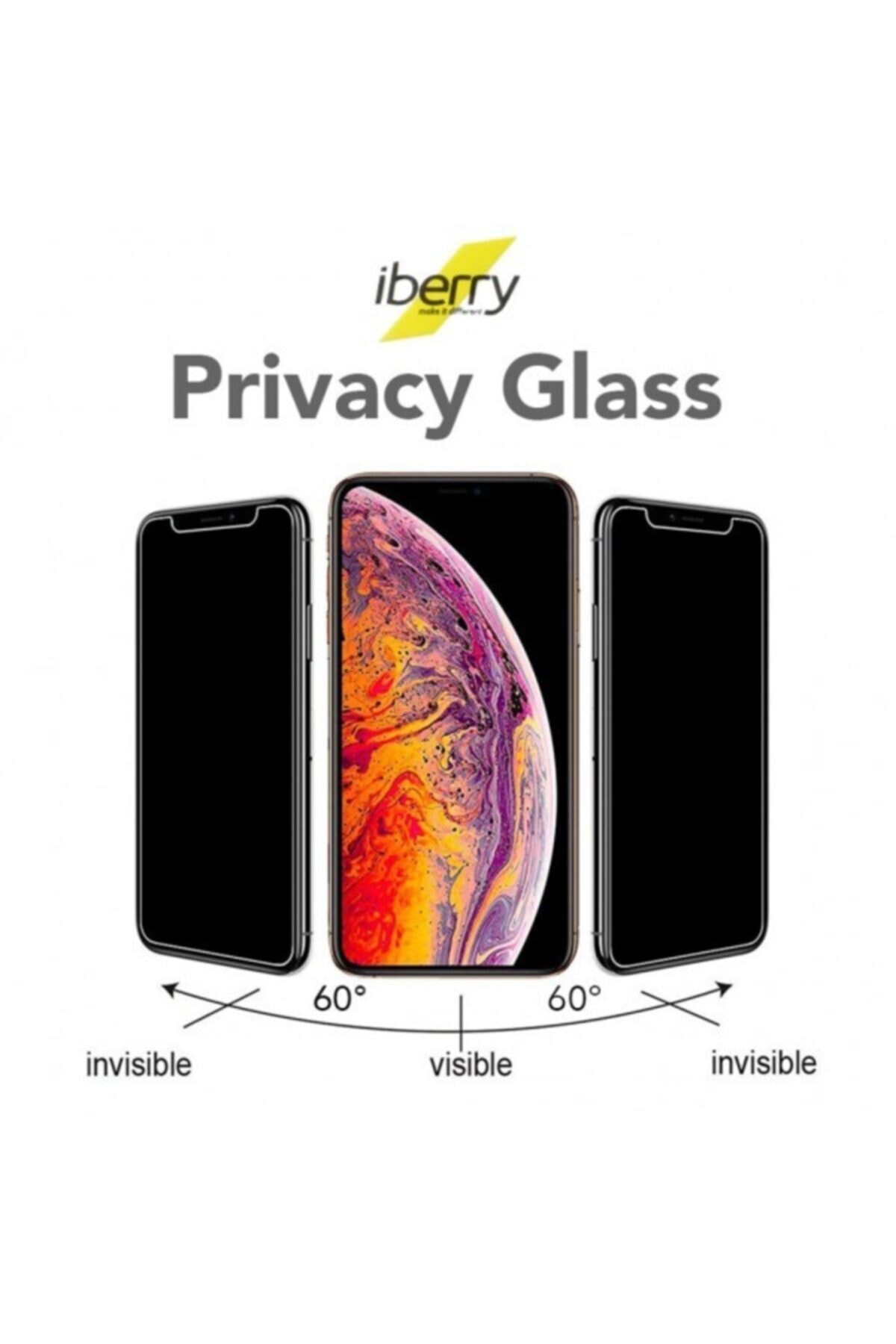 İBERRY Hayalet Ekran Koruma Iphone 11 Ve Xr Uyumlu