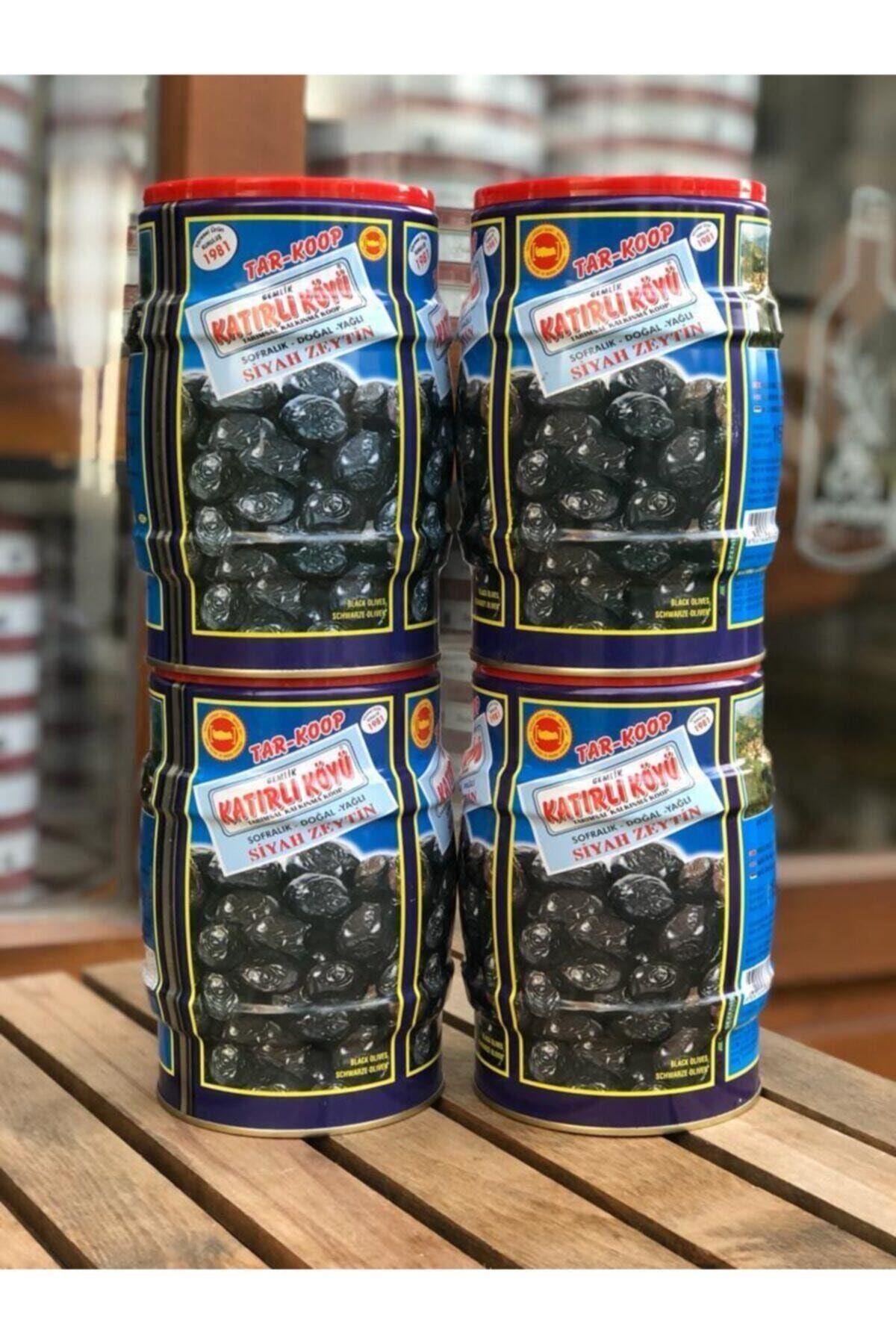 Katırlı Zeytin 1 Kg X 4 Adet Katırlı Köyü Siyah Zeytin