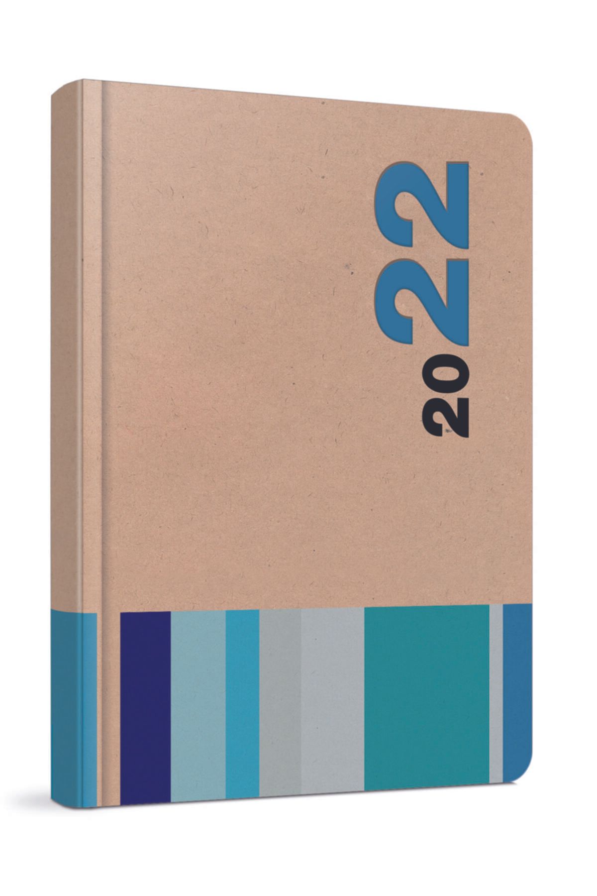 Gıpta 2022 9x14 Haftalık Ajanda + Defter - Cep Tipi - Iplik Dikişli - Sert Kapak