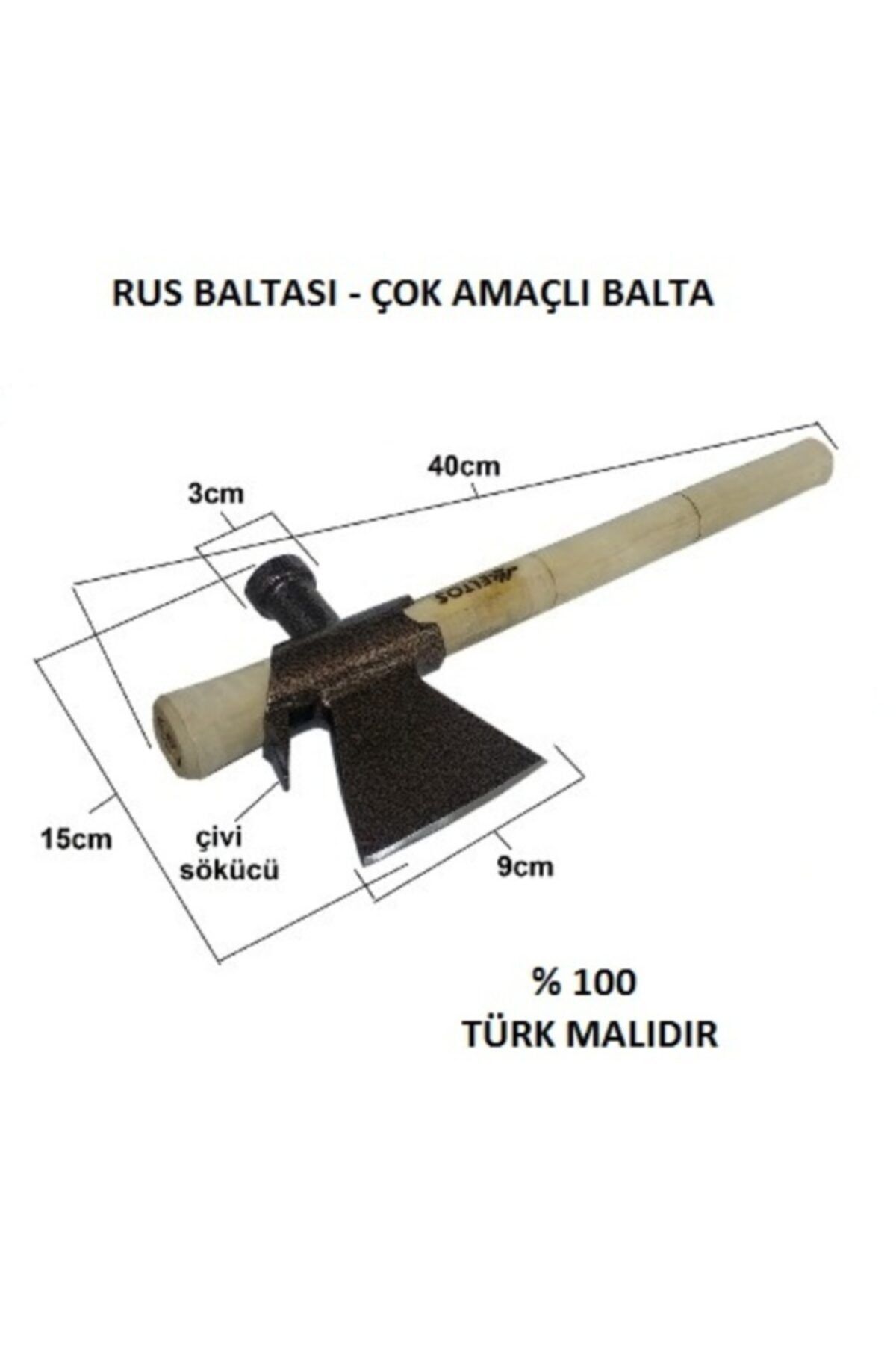 Durbuldum Rus Baltası - Kesme - Çekme - Çakma