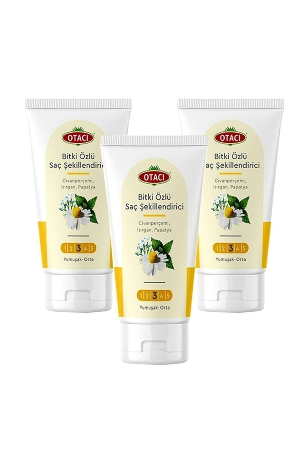 Otacı Bitkisel Saç Şekillendirici 150 ml Yumuşak - Orta X 3 Adet