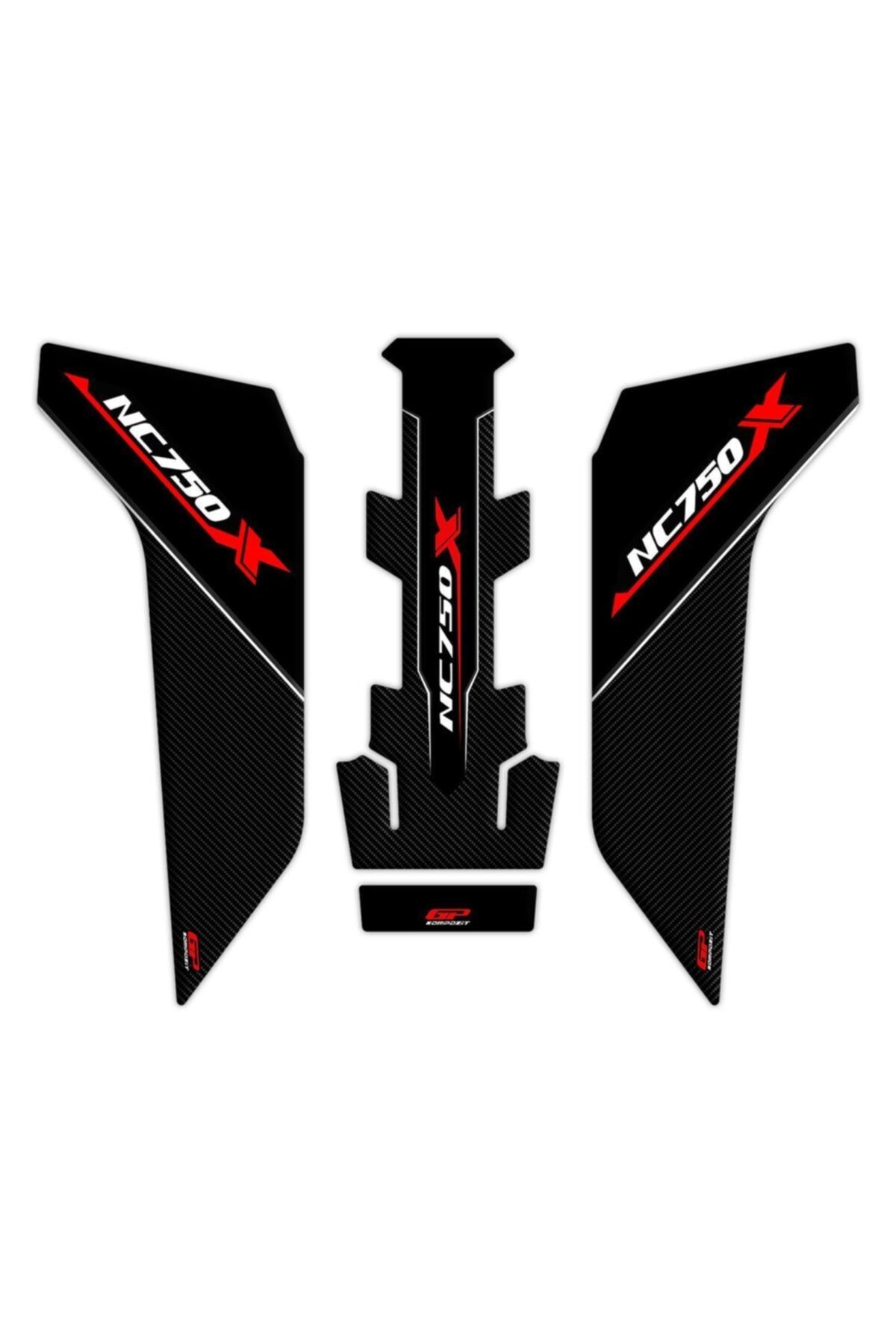 GP KOMPOZİT Honda Nc 750 X 2016-2020 Uyumlu Tank Pad Seti Gri