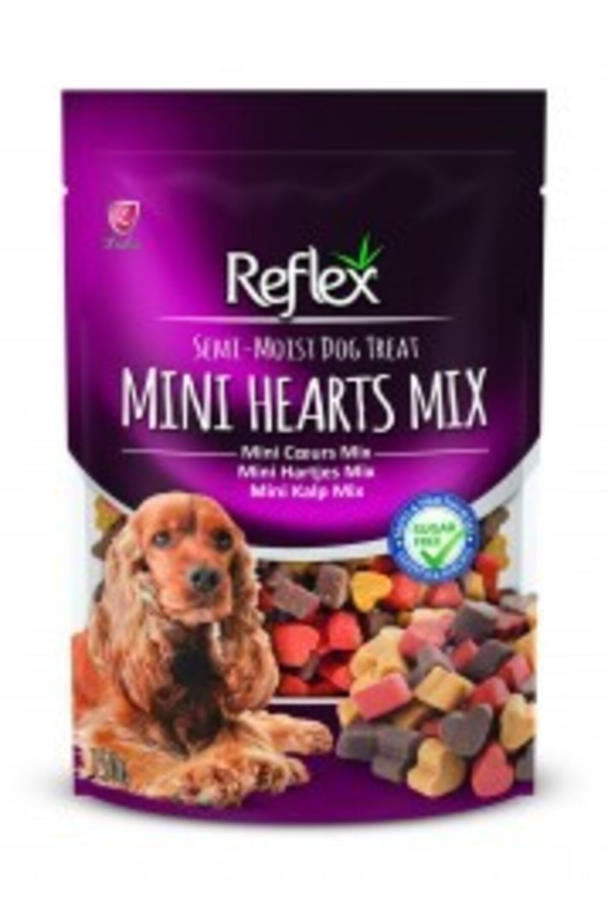 Petzanya Reflex Yarı Yumuşak Ödül Maması Mini Kalp Mix 150 Gr