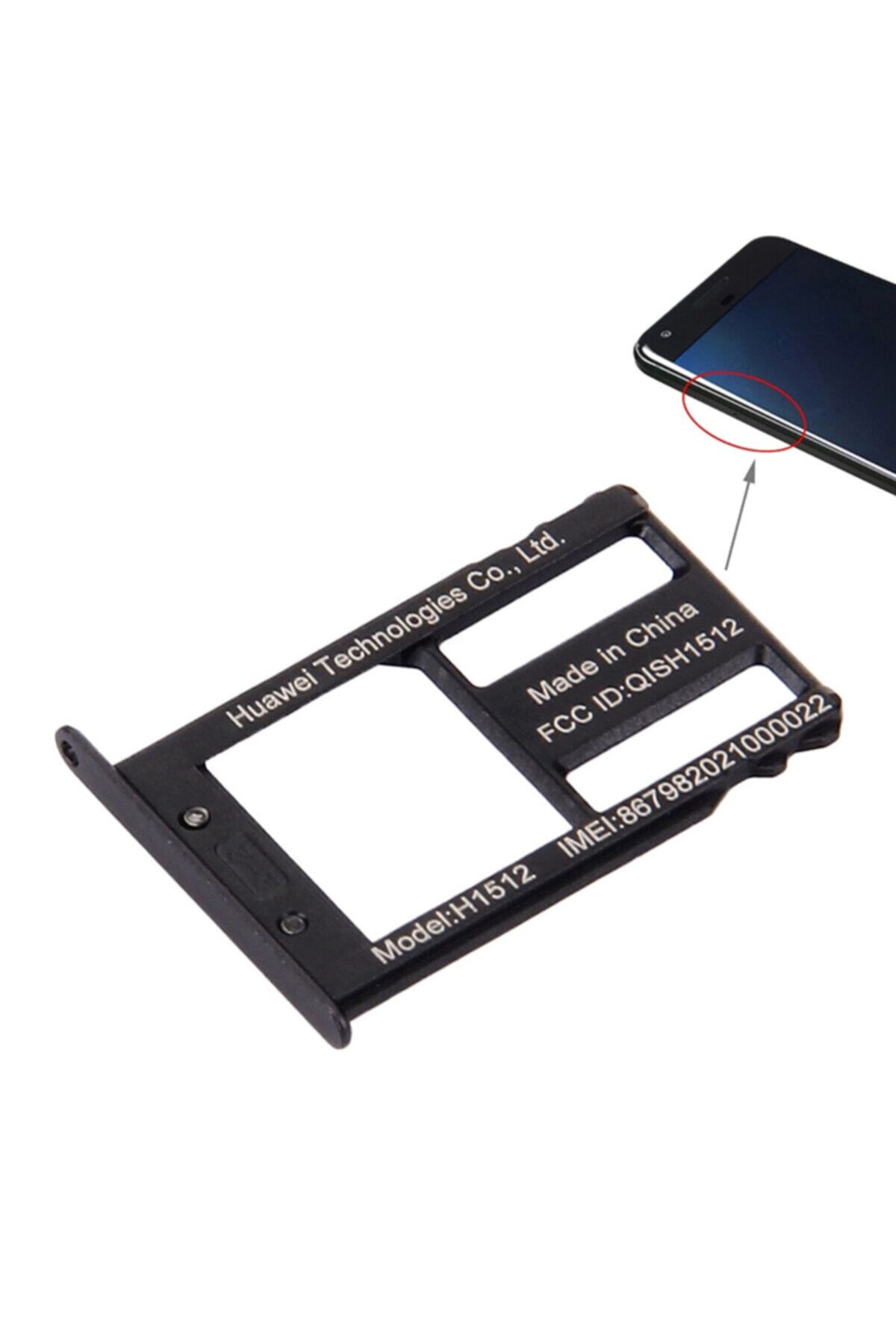 Ally Mobile Huawei Nexus 6p Sim Hafıza Kart Kapağı-siyah