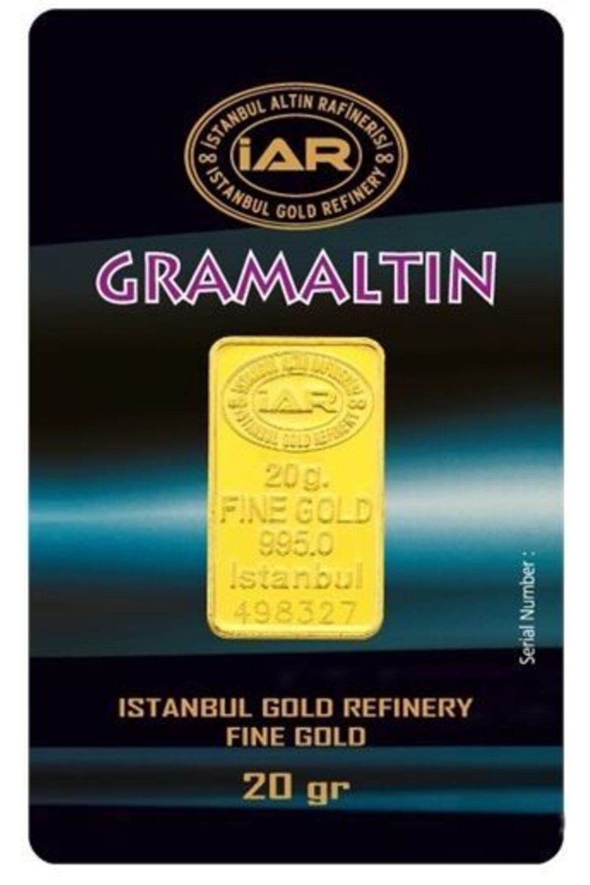 Uygun 20 Gram Altın 24 Ayar (iar Külçe Altın 20 Gr)+1 Ad. 0,11 Gr.altın