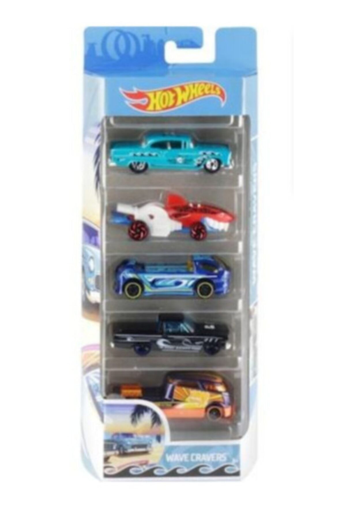 damlashopping Hot Wheels Wave Cravers 1/64 5 Li Set