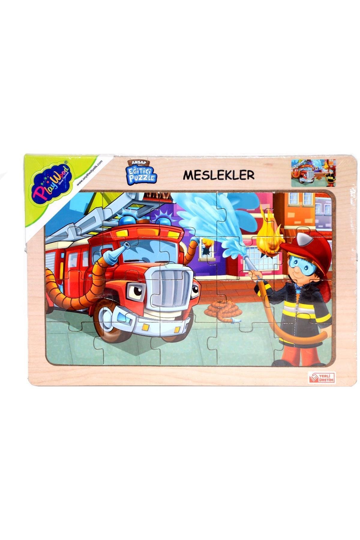 FLY BAZAAR Marka: Onyıl Oyuncak 121/122/123 Onyıl, Ahşap Eğitici Puzzle Meslekler Kategori: Pedallı Araçlar