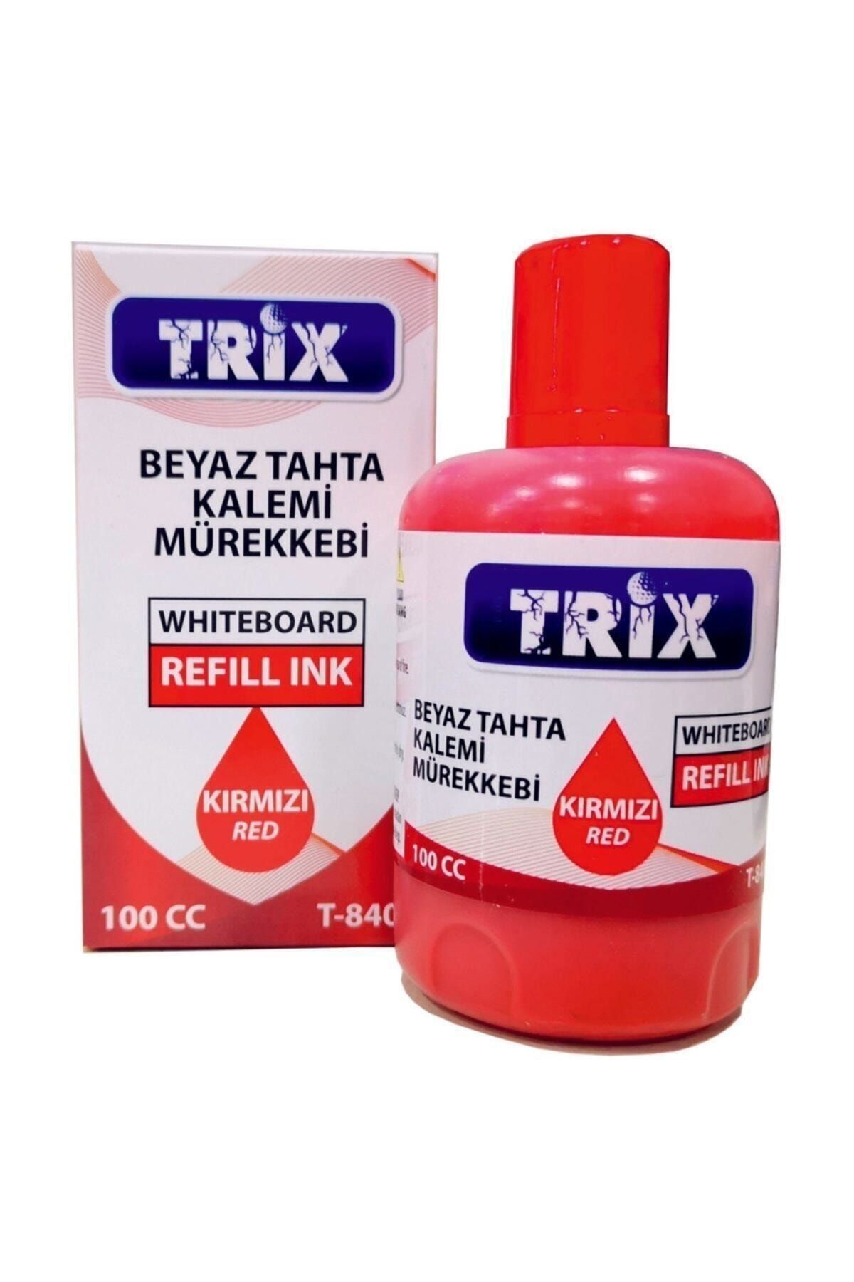 TRİX Beyaz Tahta Kalemi Mürekkebi 100 Cc Kırmızı Tx