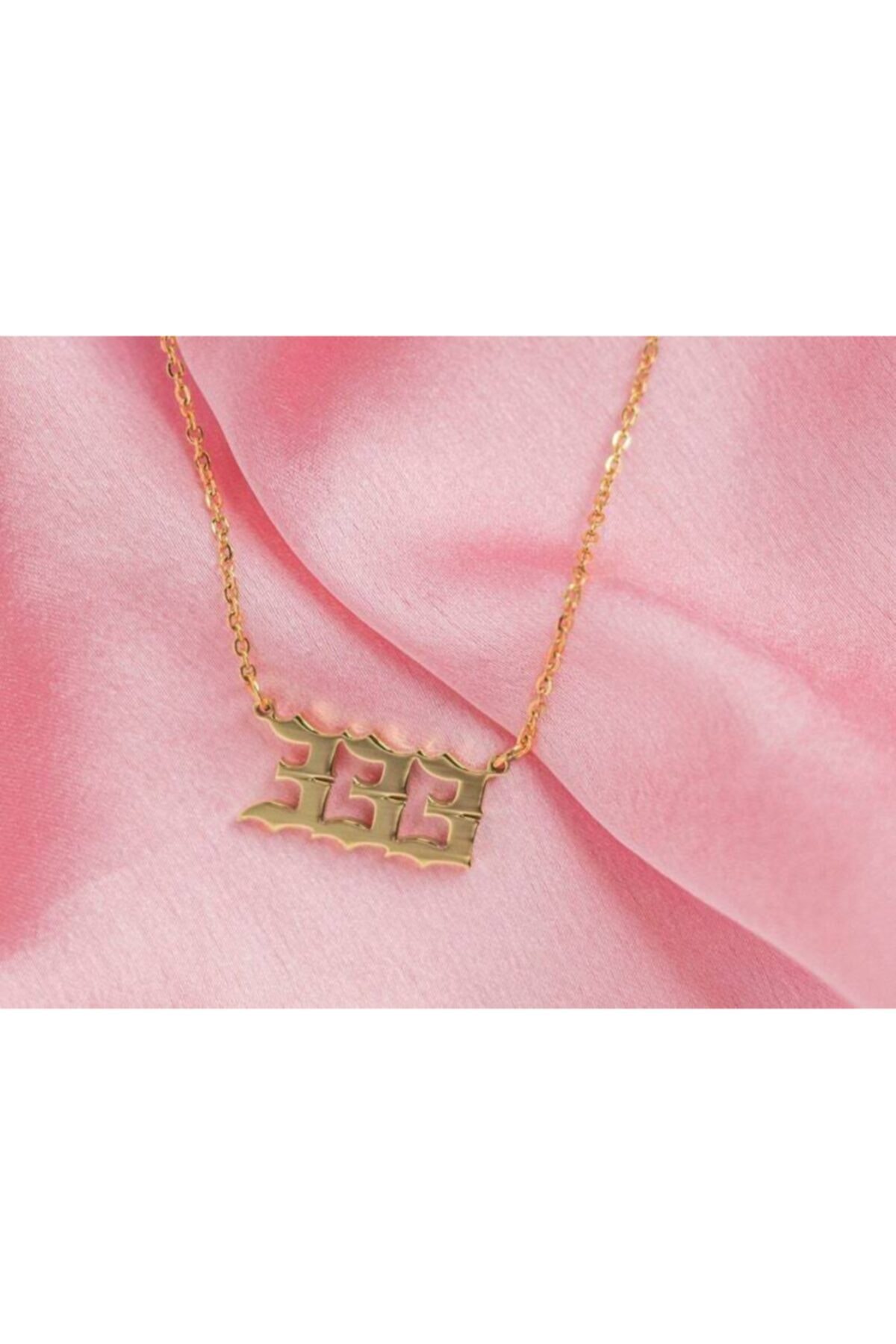 Nida Jewelry 925 Ayar Gümüş Melek Sayısı 333 Kolye