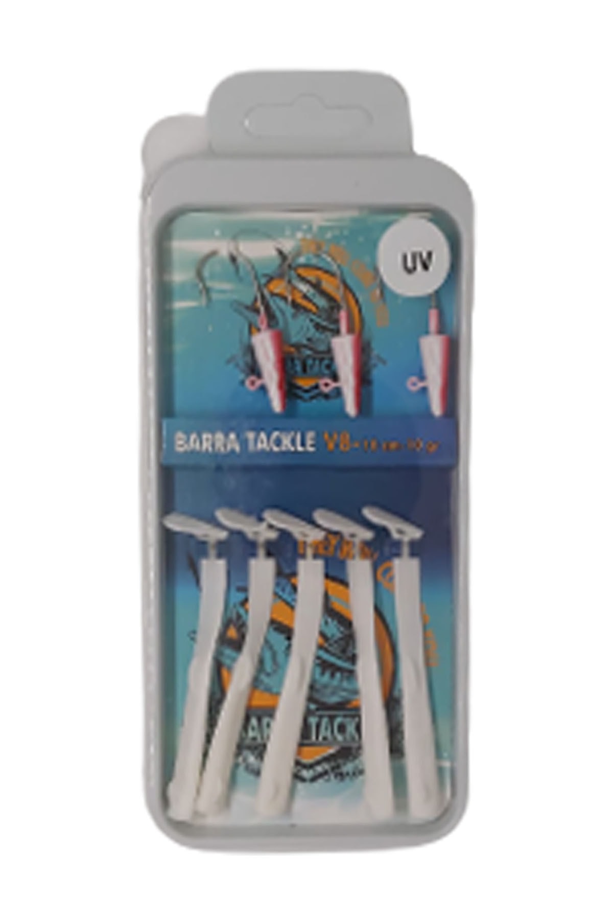Barra Tackle V8 Silikon Yem 10 Cm 10 Gr Red Head Uv