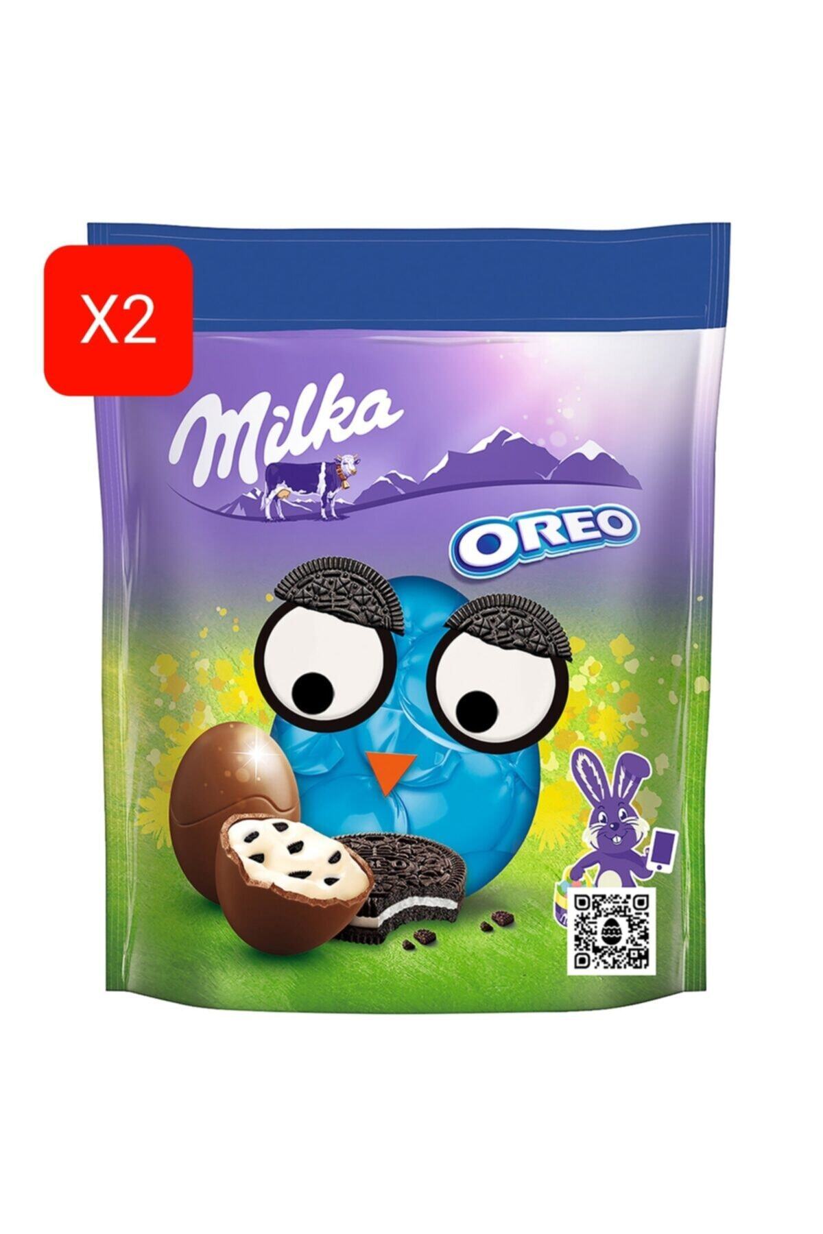 Milka Eggs Oreo Sütlü Dolgulu Şekerleme 86gr × 2