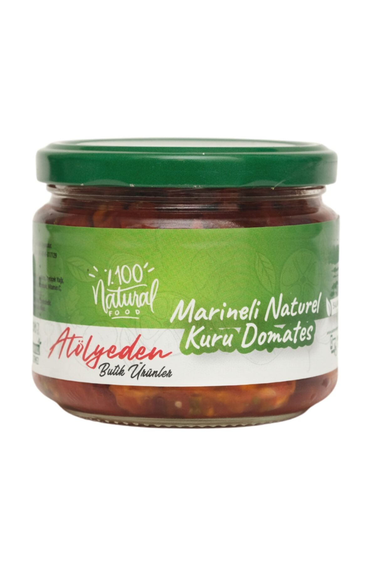 Alaşehir Tarım Marineli Naturel Kuru Domates (300cc)