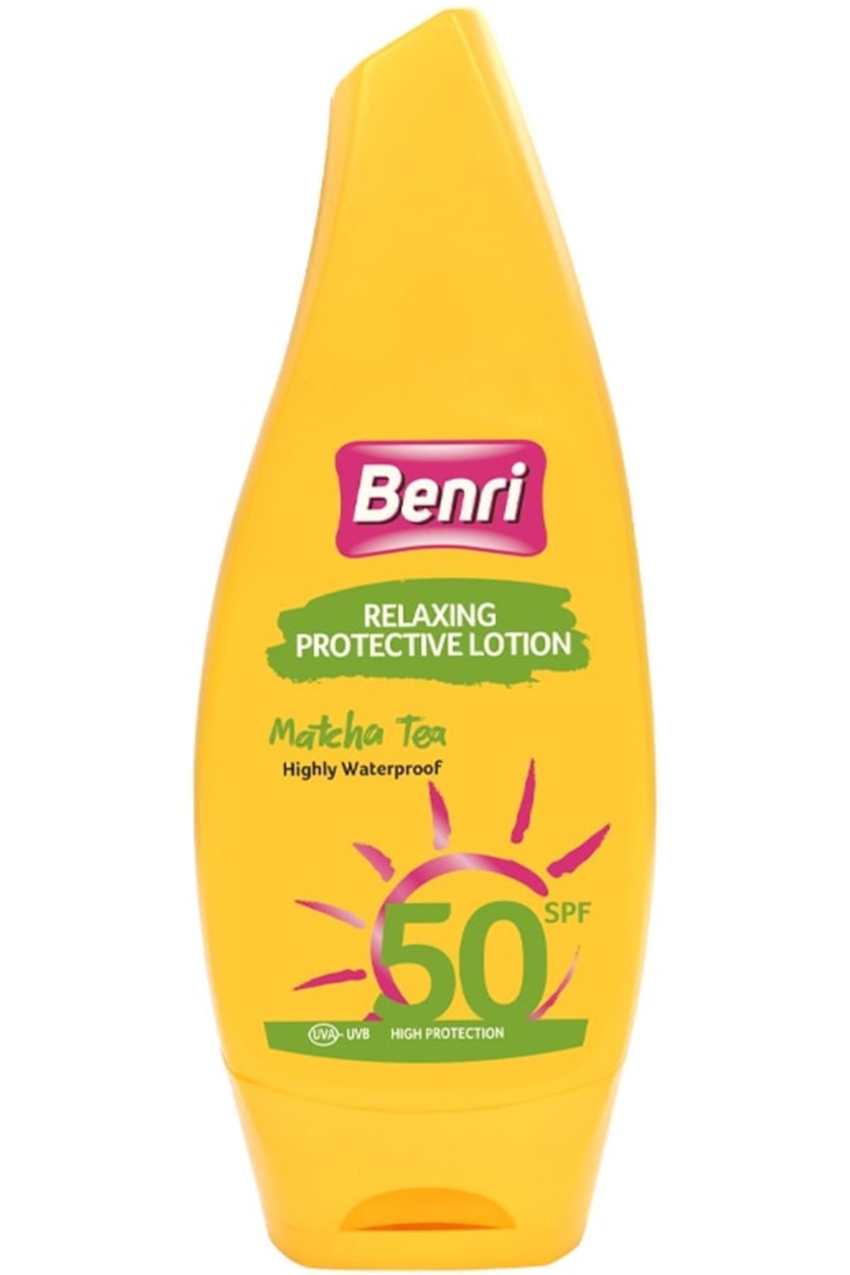 Benri Matcha Tea Güneş Koruyucu Losyon 50 Spf 150 Ml