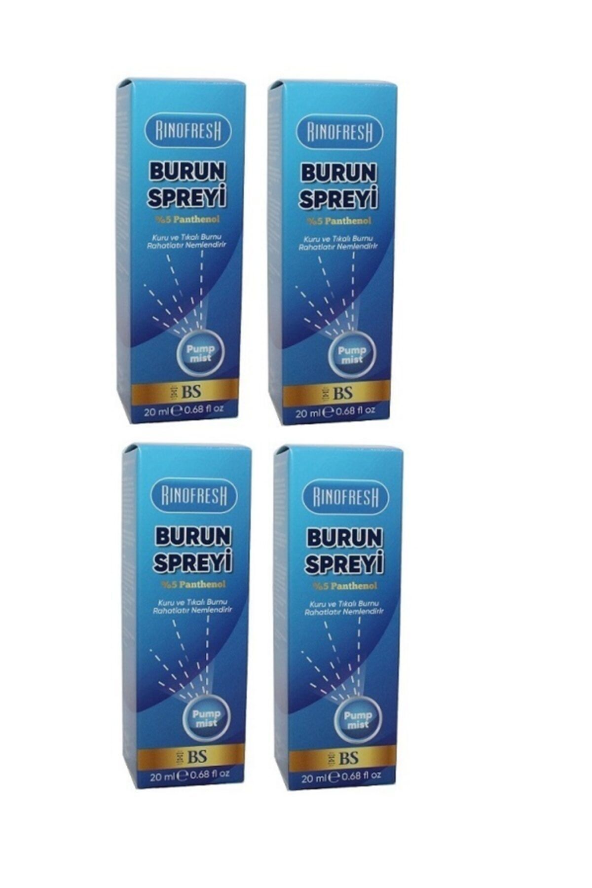 RINOFRESH Burun Tıkanıklığı, Sinüzit Için Rinofresh Panthenol 20 Ml X4
