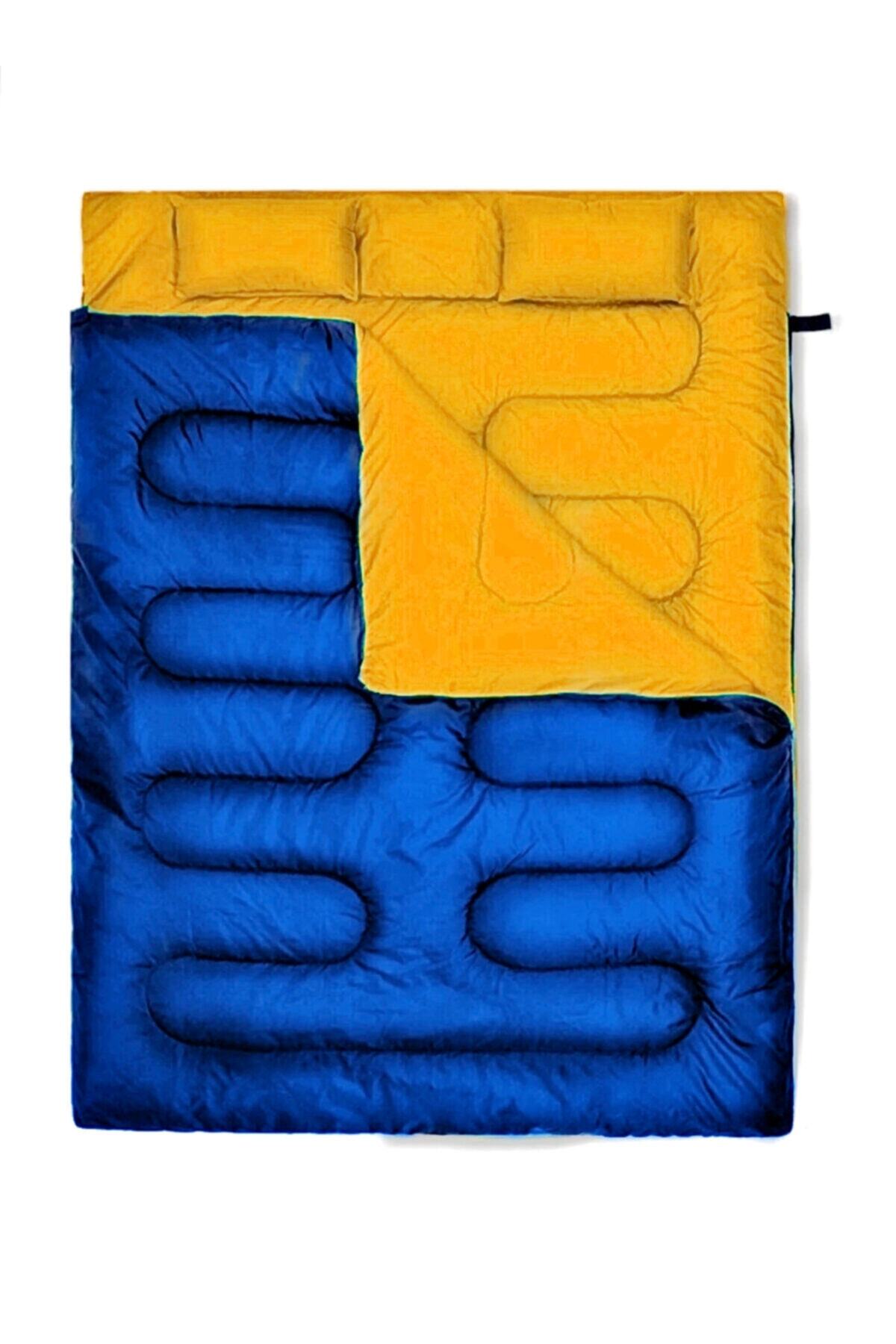 my lizbon Çift Kişilik Uyku Tulumu - Mavi