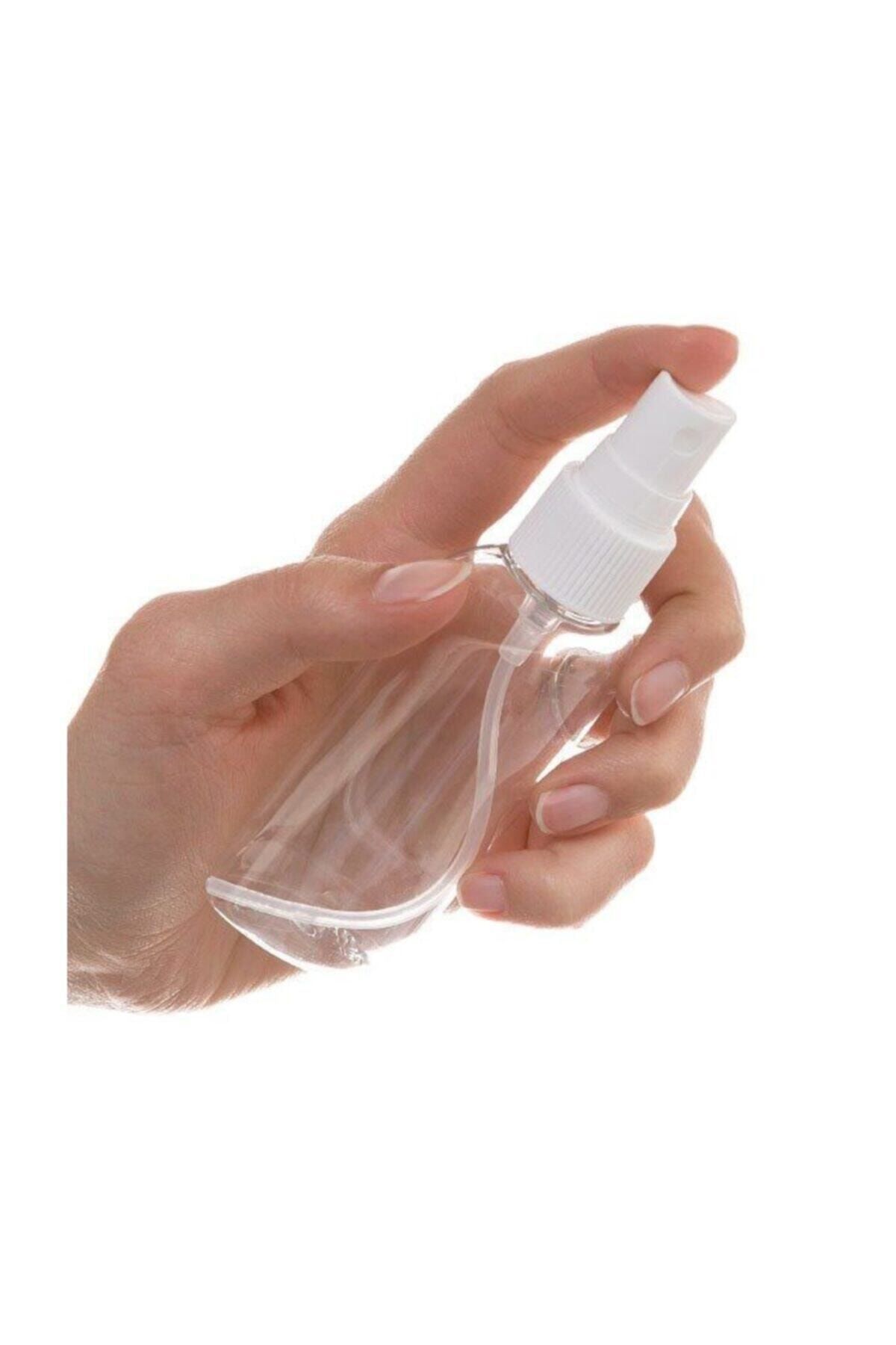 4asdepo Şeffaf Cam Şişe 100 Ml Sprey Başlıklı 10 Adet
