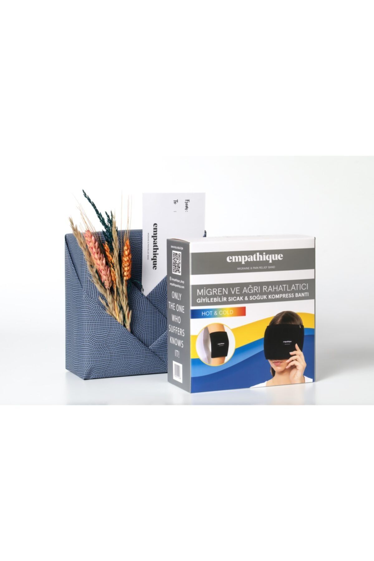 Empathique Gift Box - Migren Ve Ağrı Rahatlatıcı Giyilebilir Sıcak-soğuk Kompress Bantı