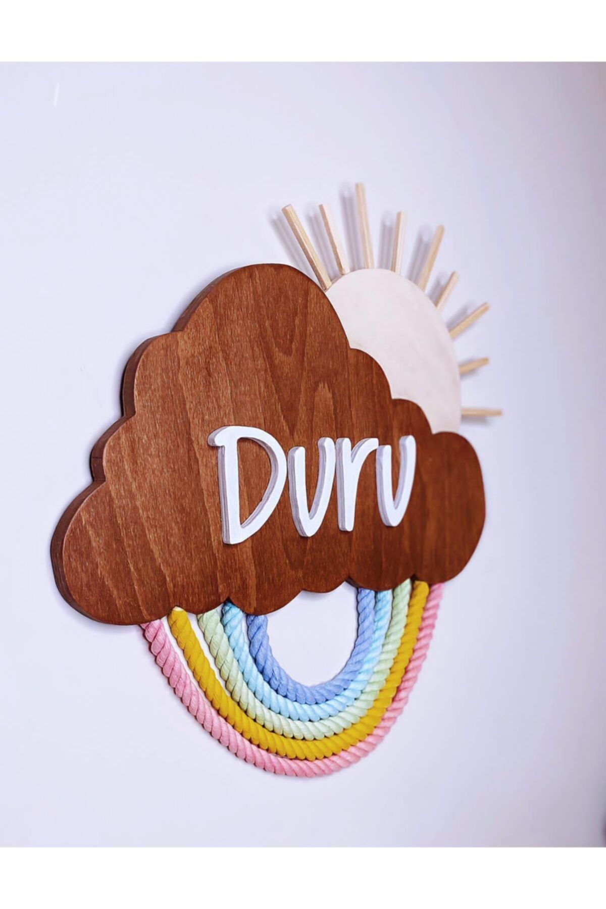 woodencolorsatelier Gökkuşaklı Bulut İsimlik